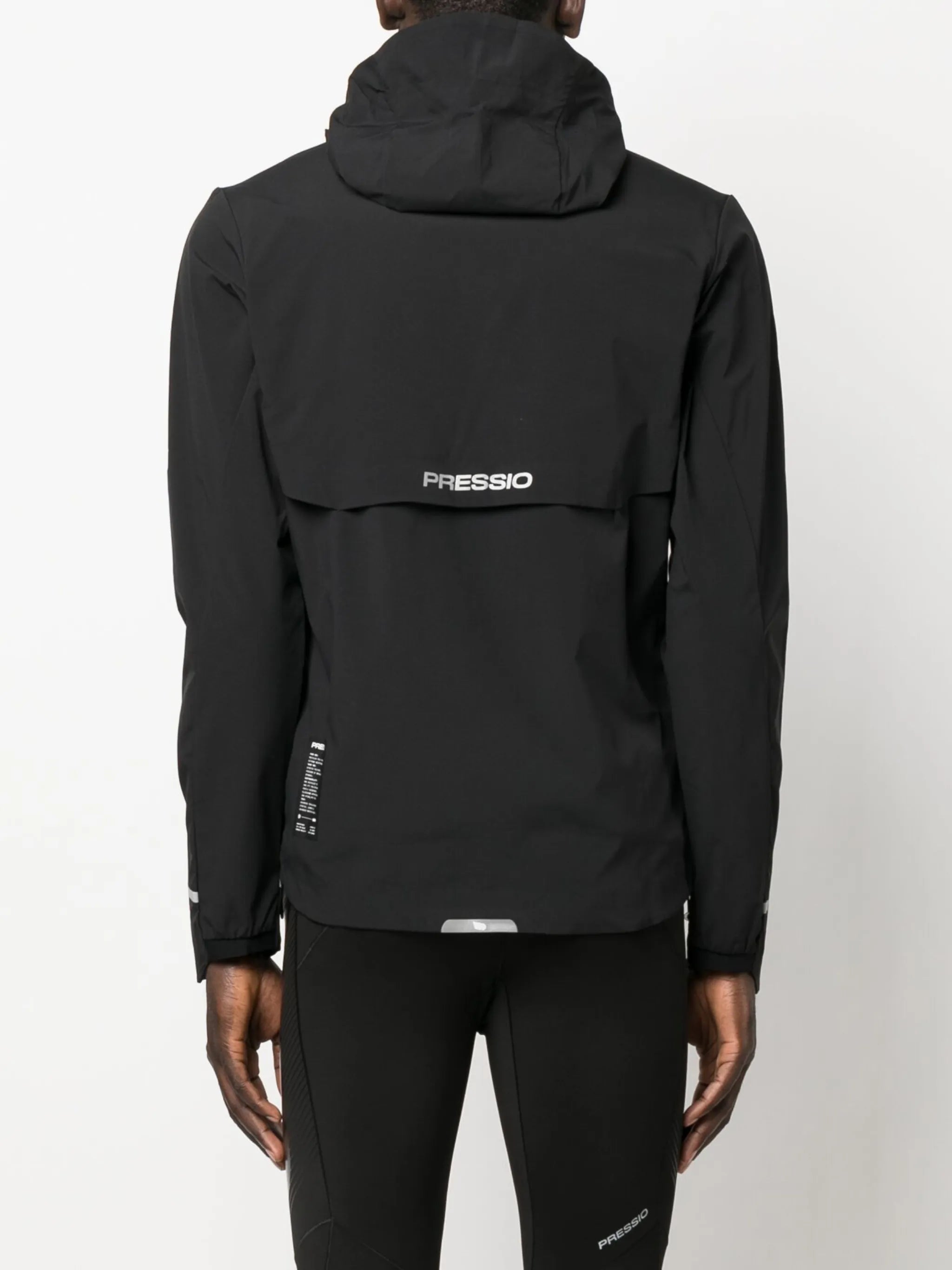 logo-print performance jacket