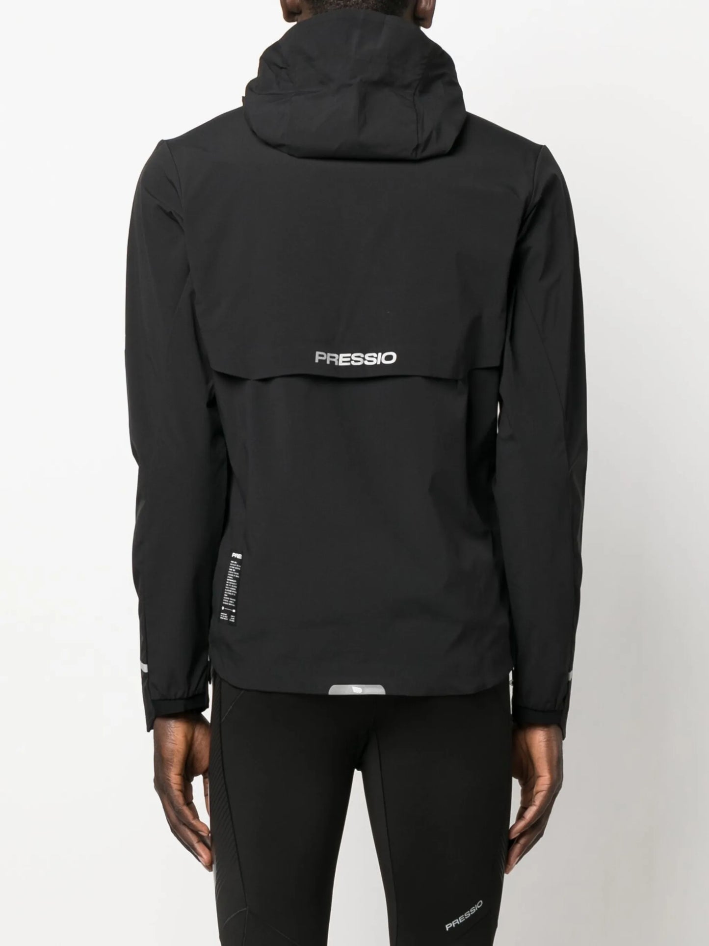 logo-print performance jacket