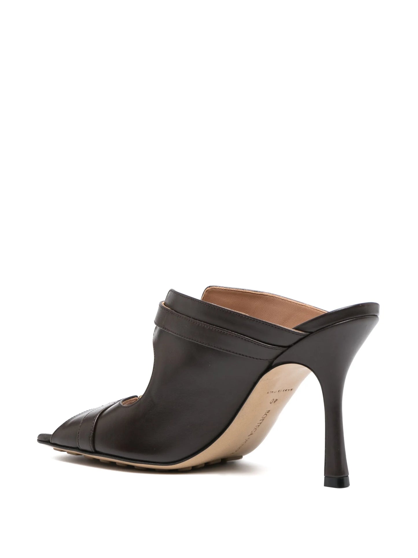 buckled mule sandals