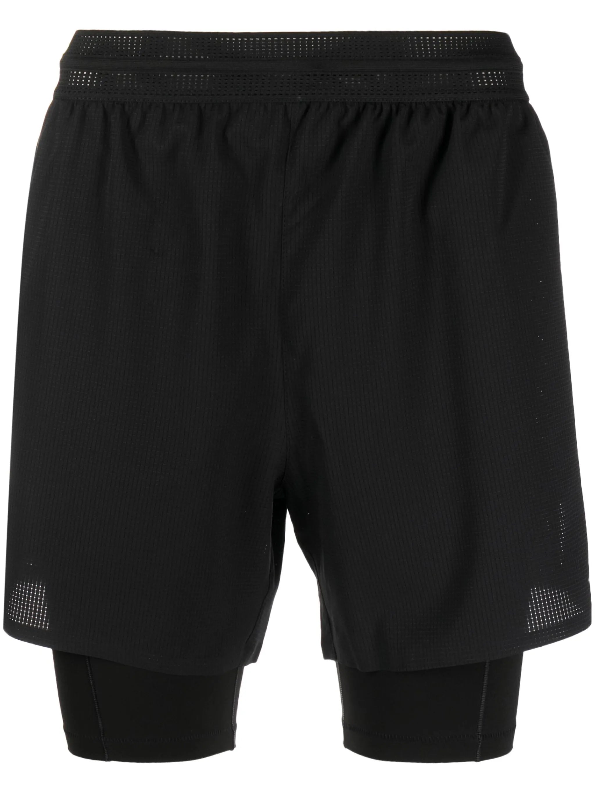 high-waisted compression shorts