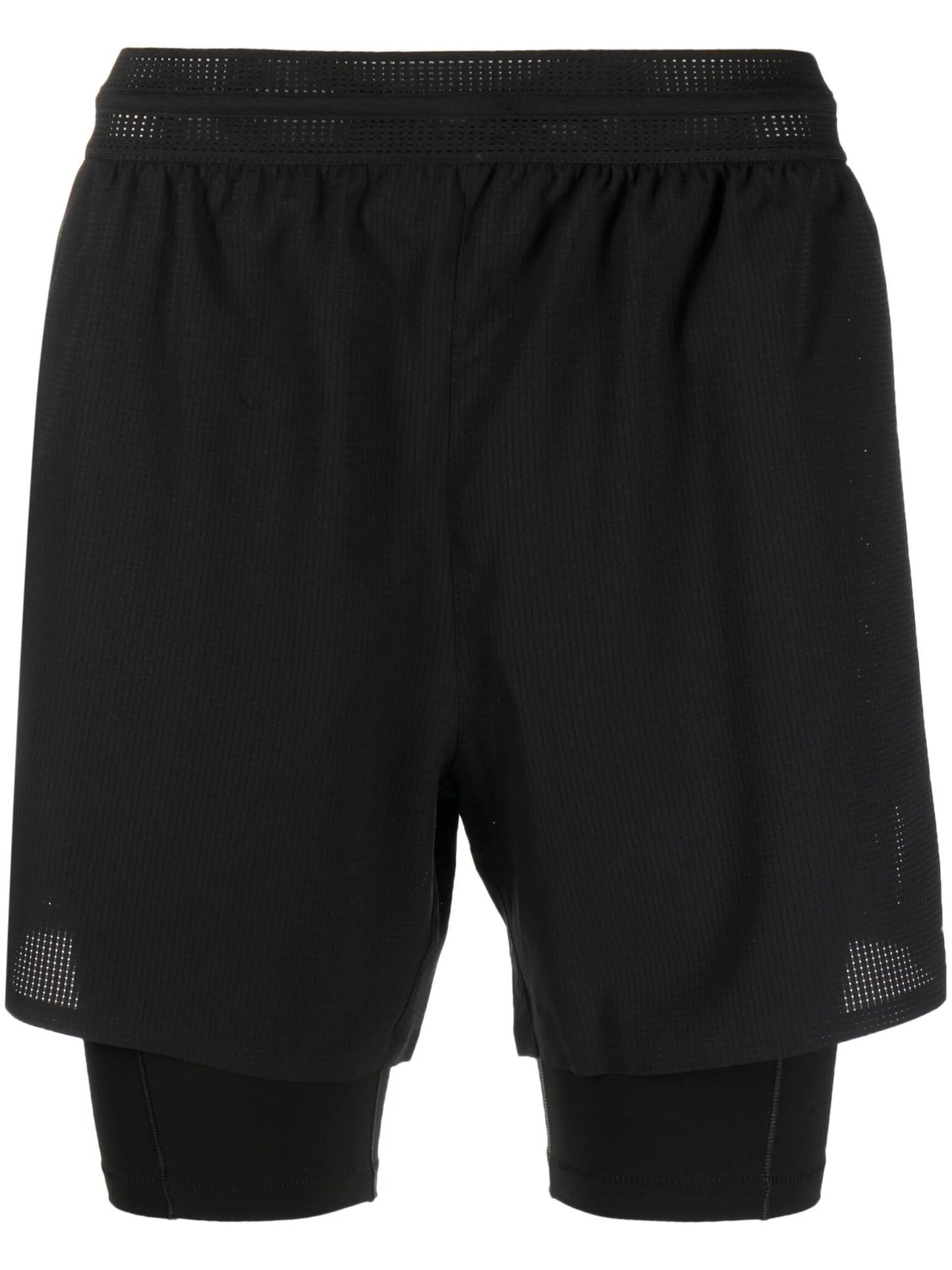 high-waisted compression shorts