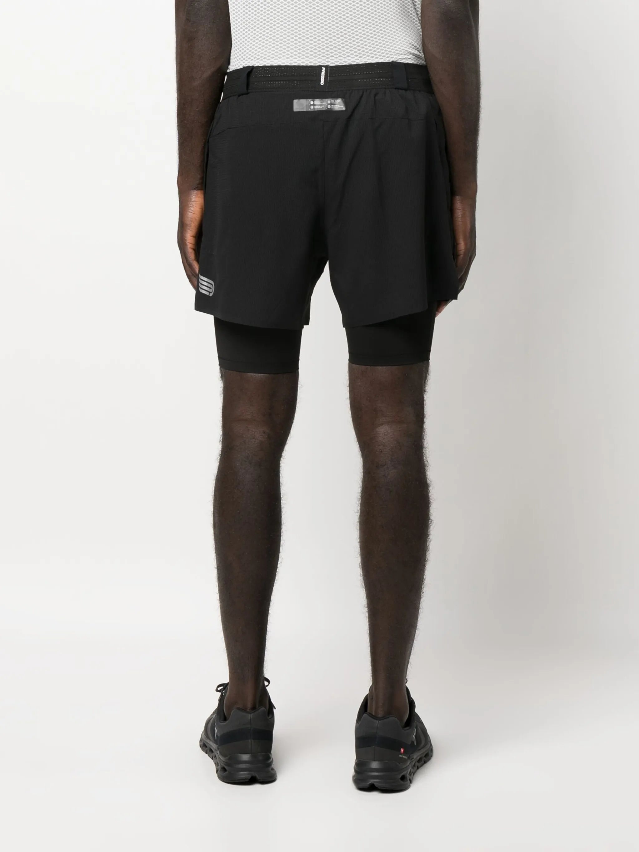 high-waisted compression shorts