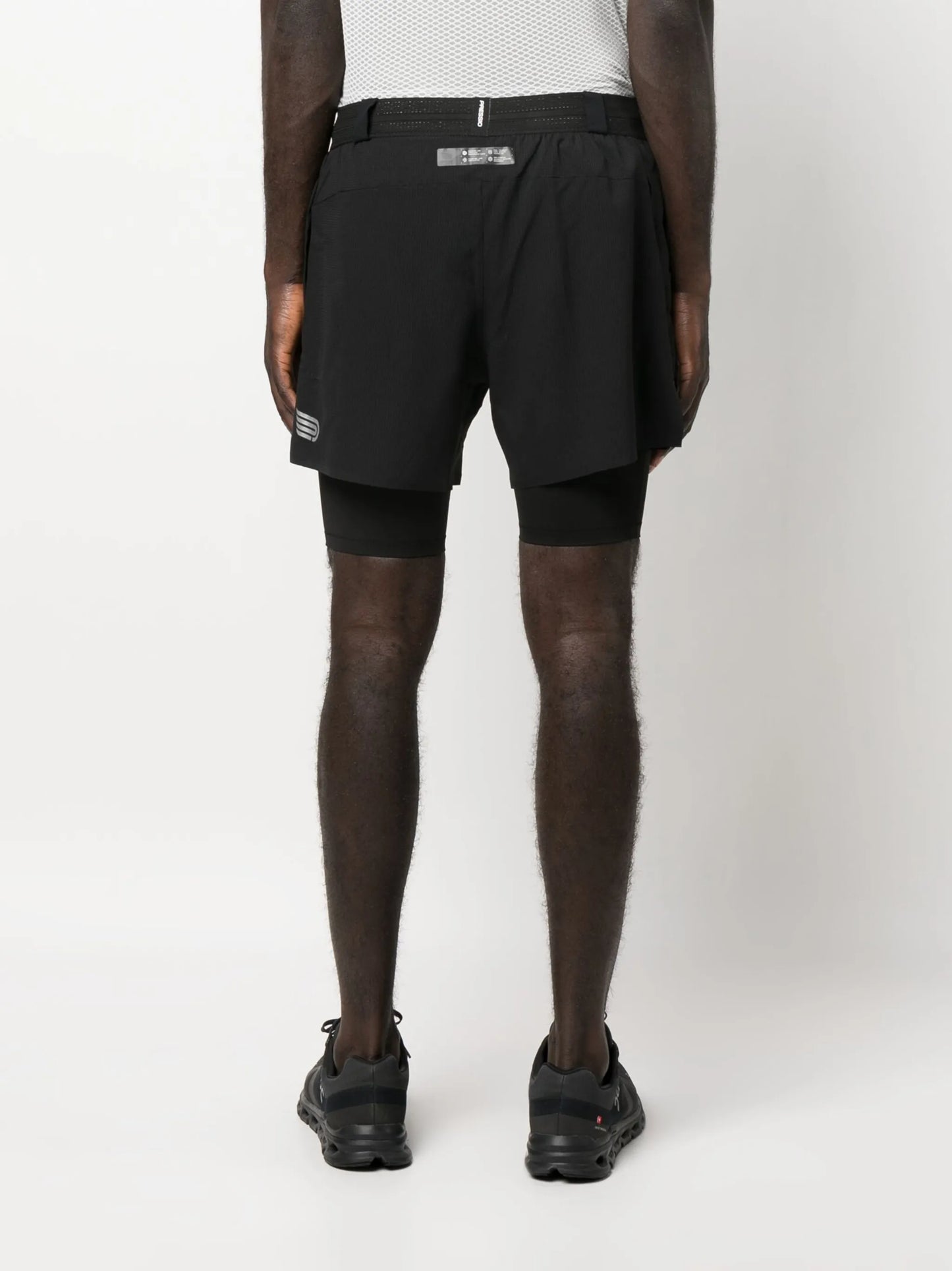 high-waisted compression shorts