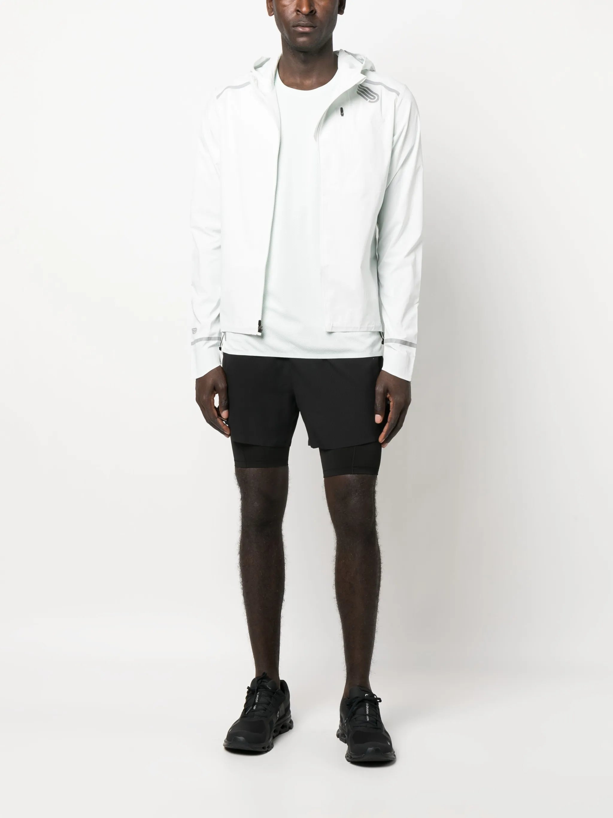 high-waisted compression shorts