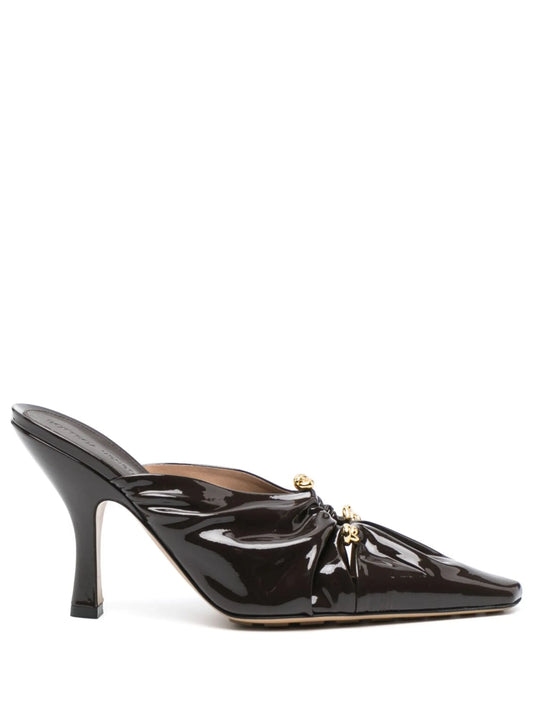 Bunnie leather mules