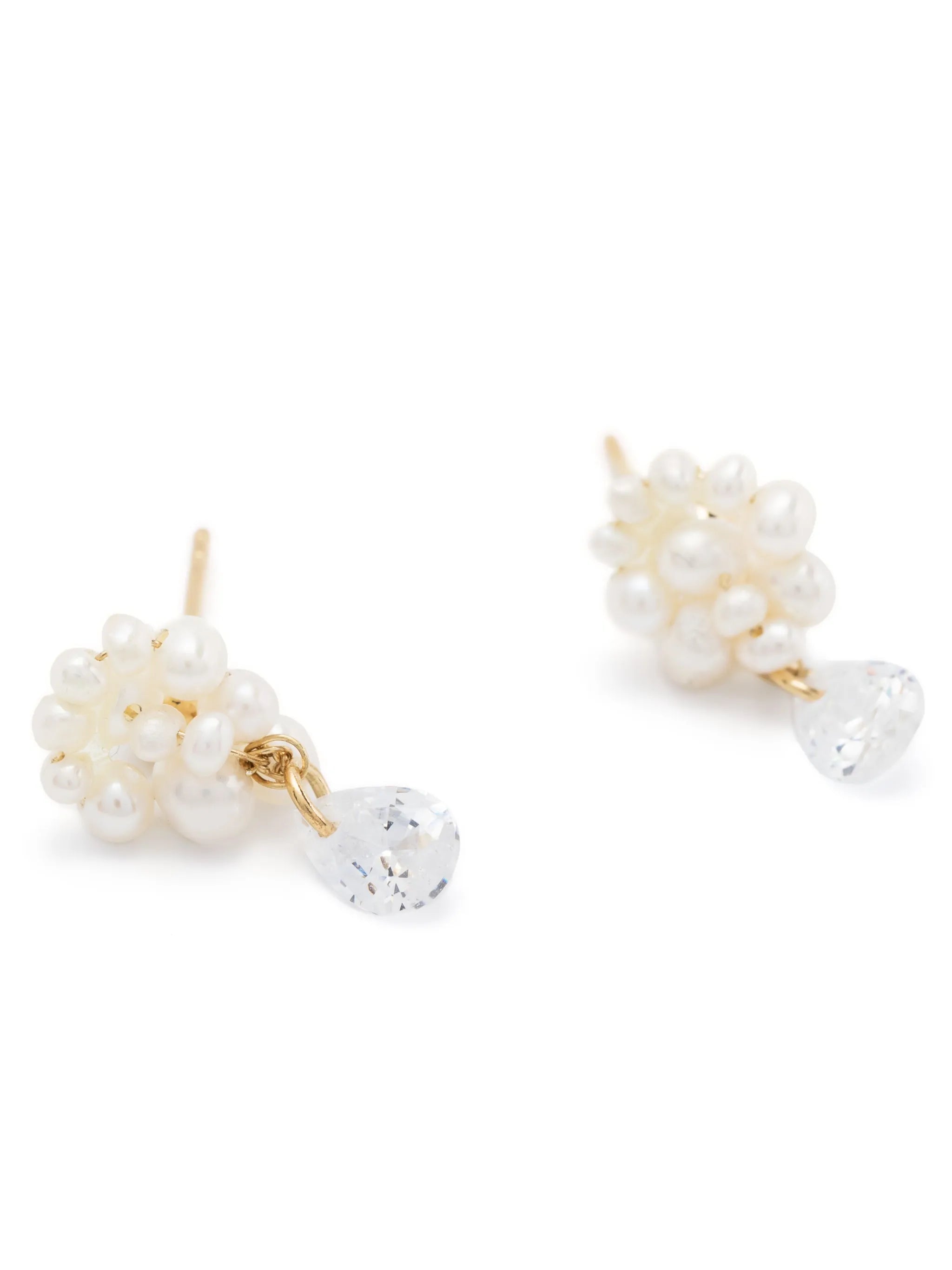 Time Is Layered In Ice earrings