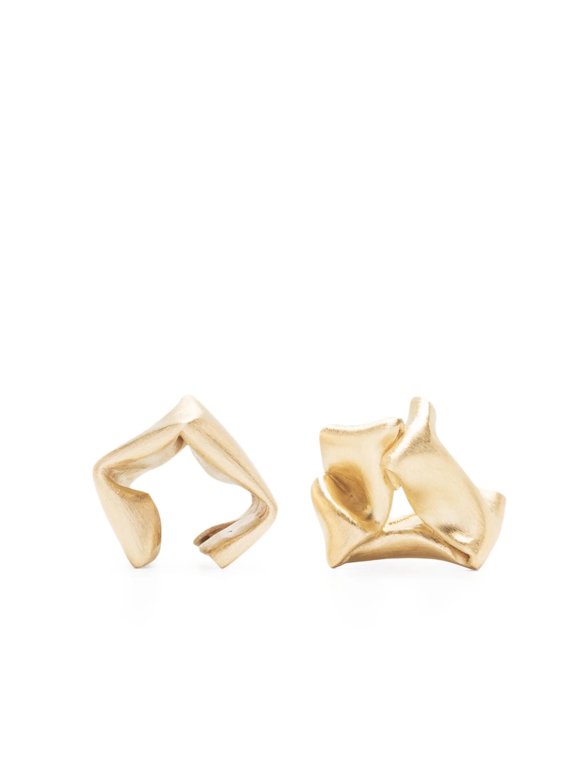 Folded, Then Crumpled earrings