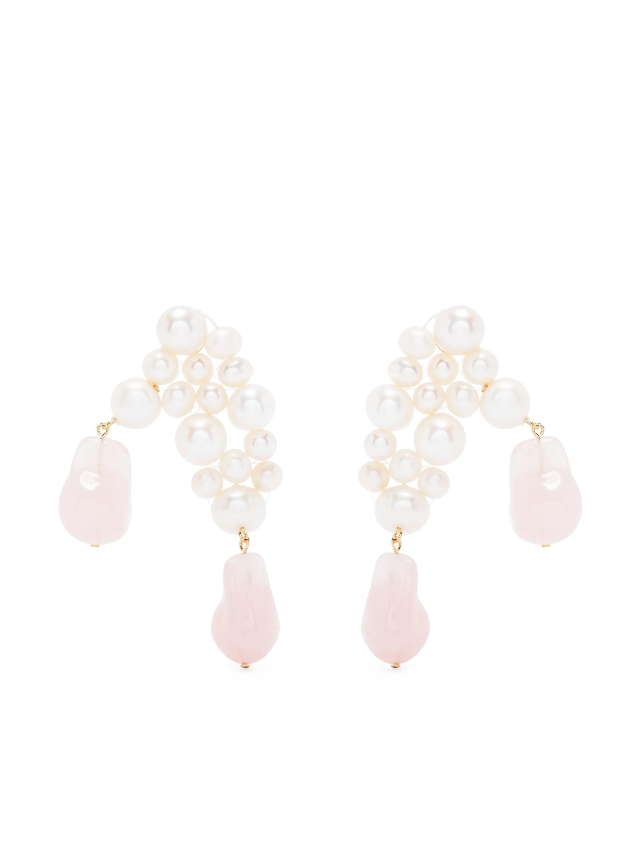 pearl drop earrings