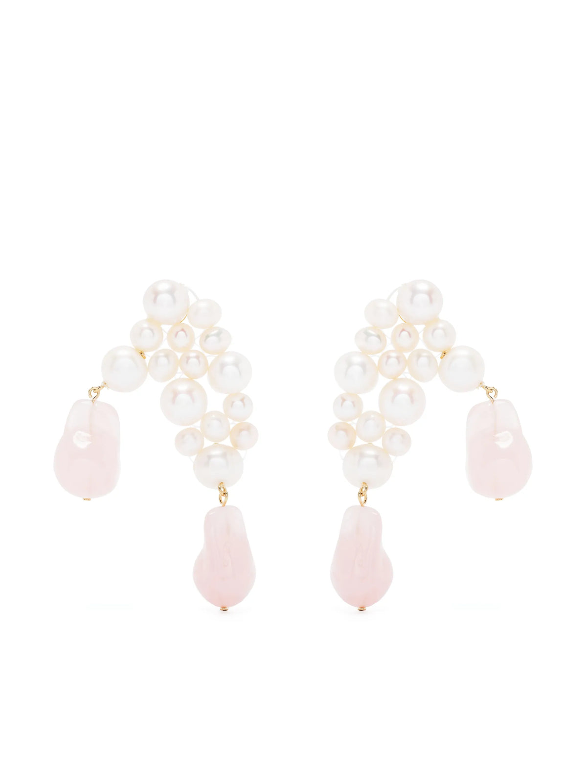 pearl drop earrings