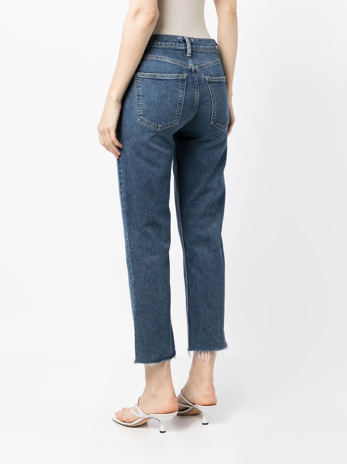 Kye straight-leg crop jeans