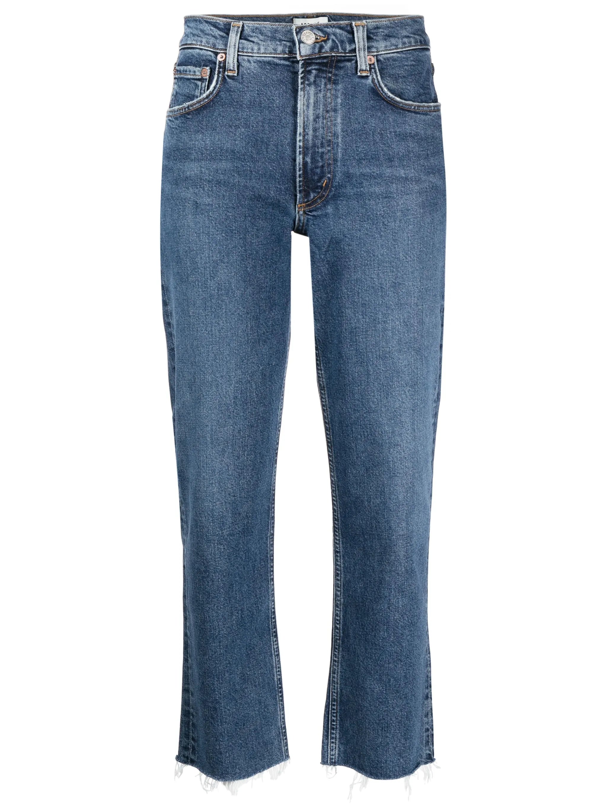 Kye straight-leg crop jeans