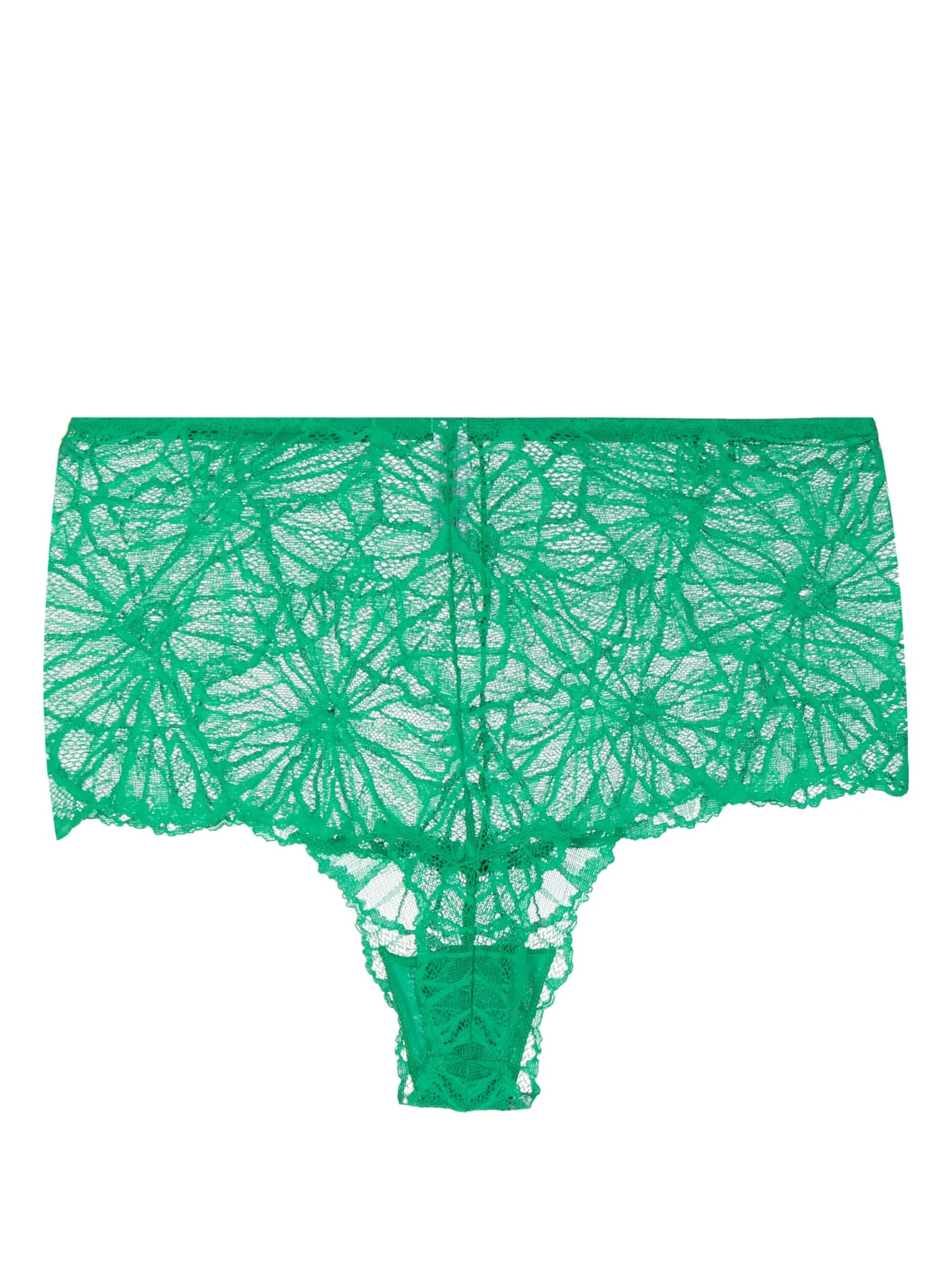 Mia high-waist lace briefs