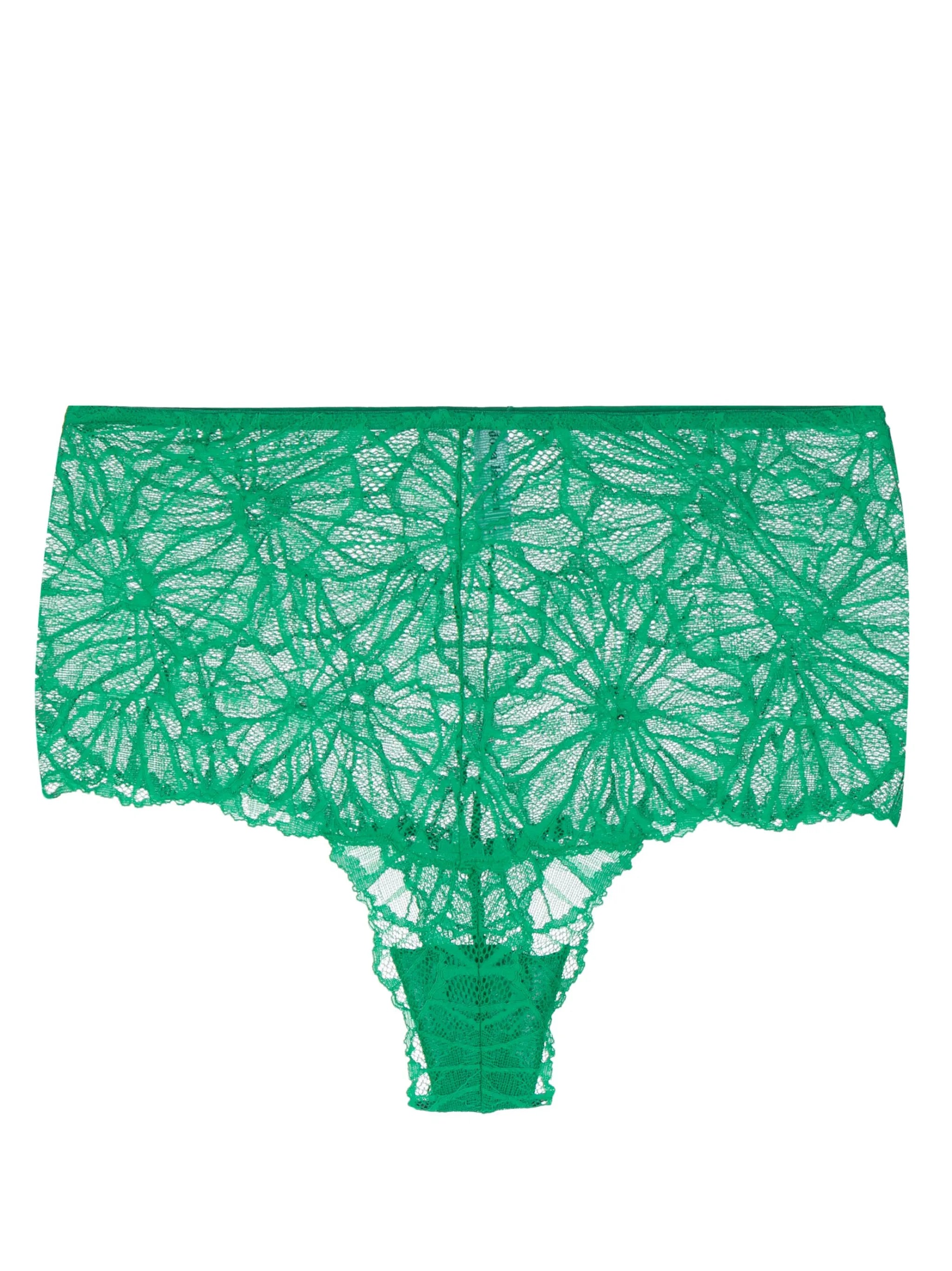 Mia high-waist lace briefs