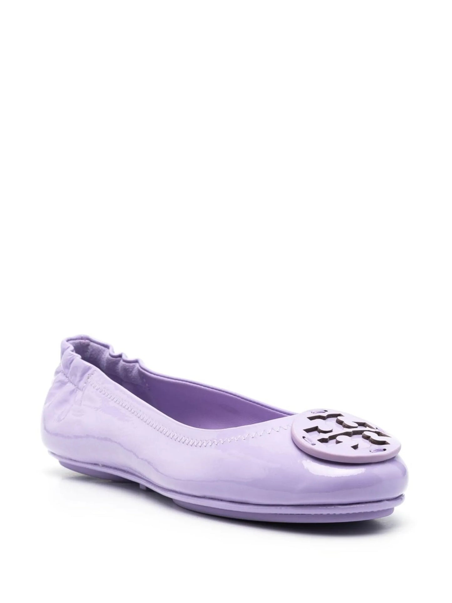 logo-plaque ballet flats