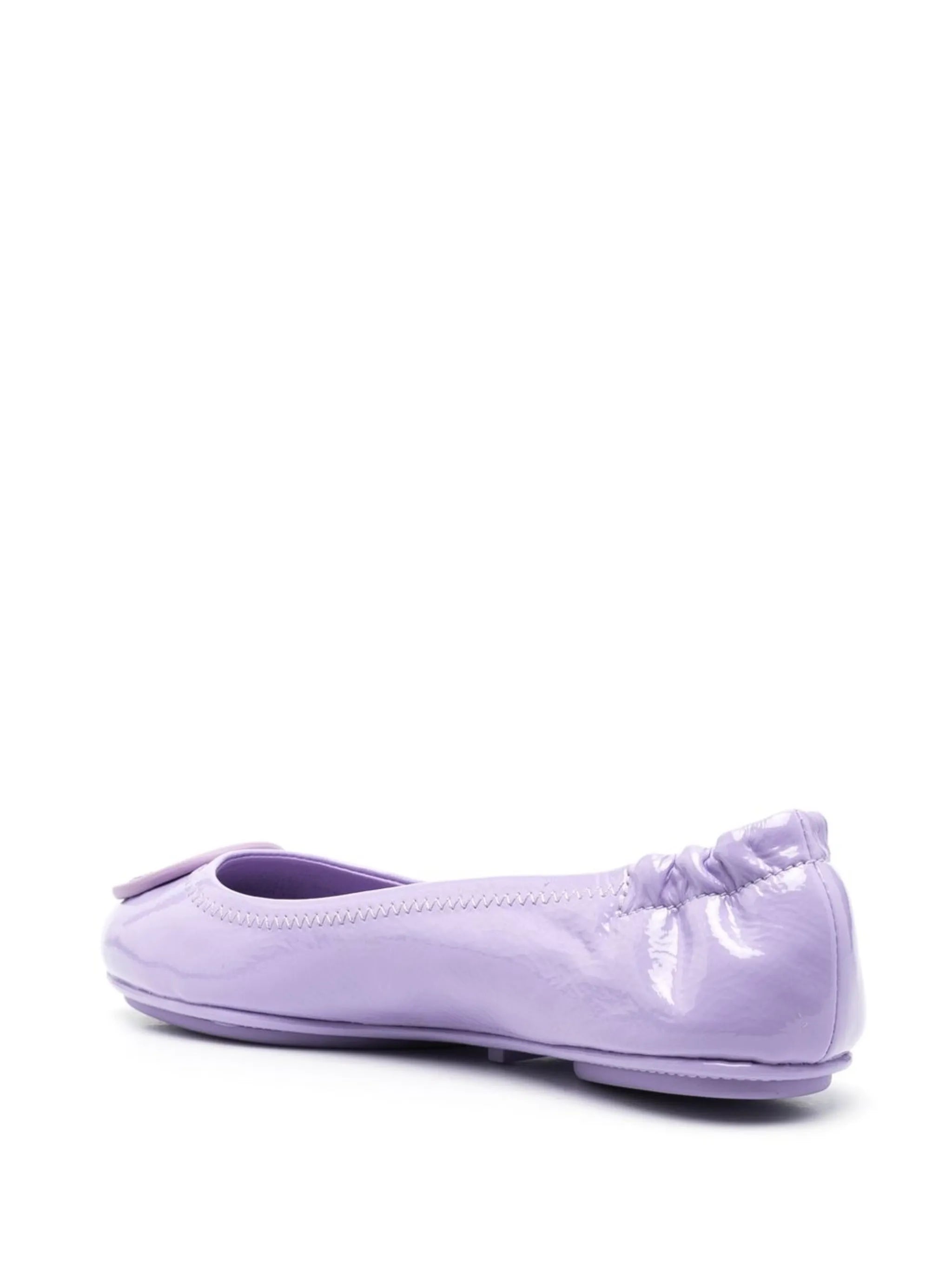 logo-plaque ballet flats