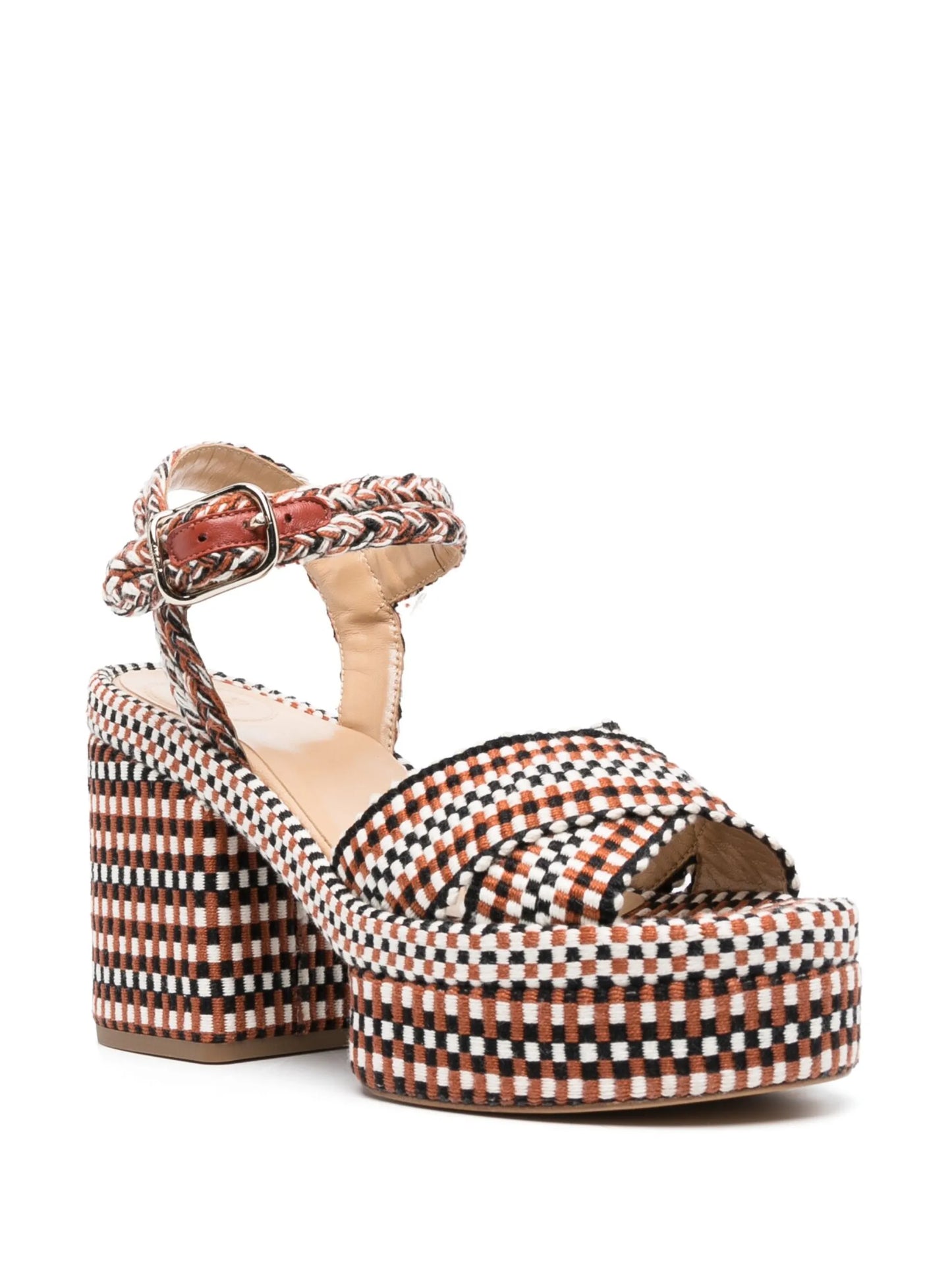 Odina 105mm raffia sandals