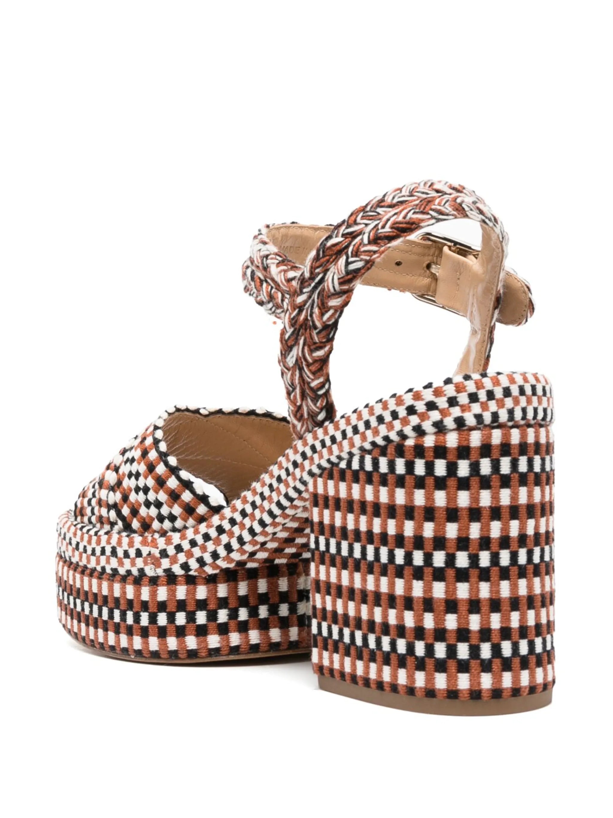 Odina 105mm raffia sandals