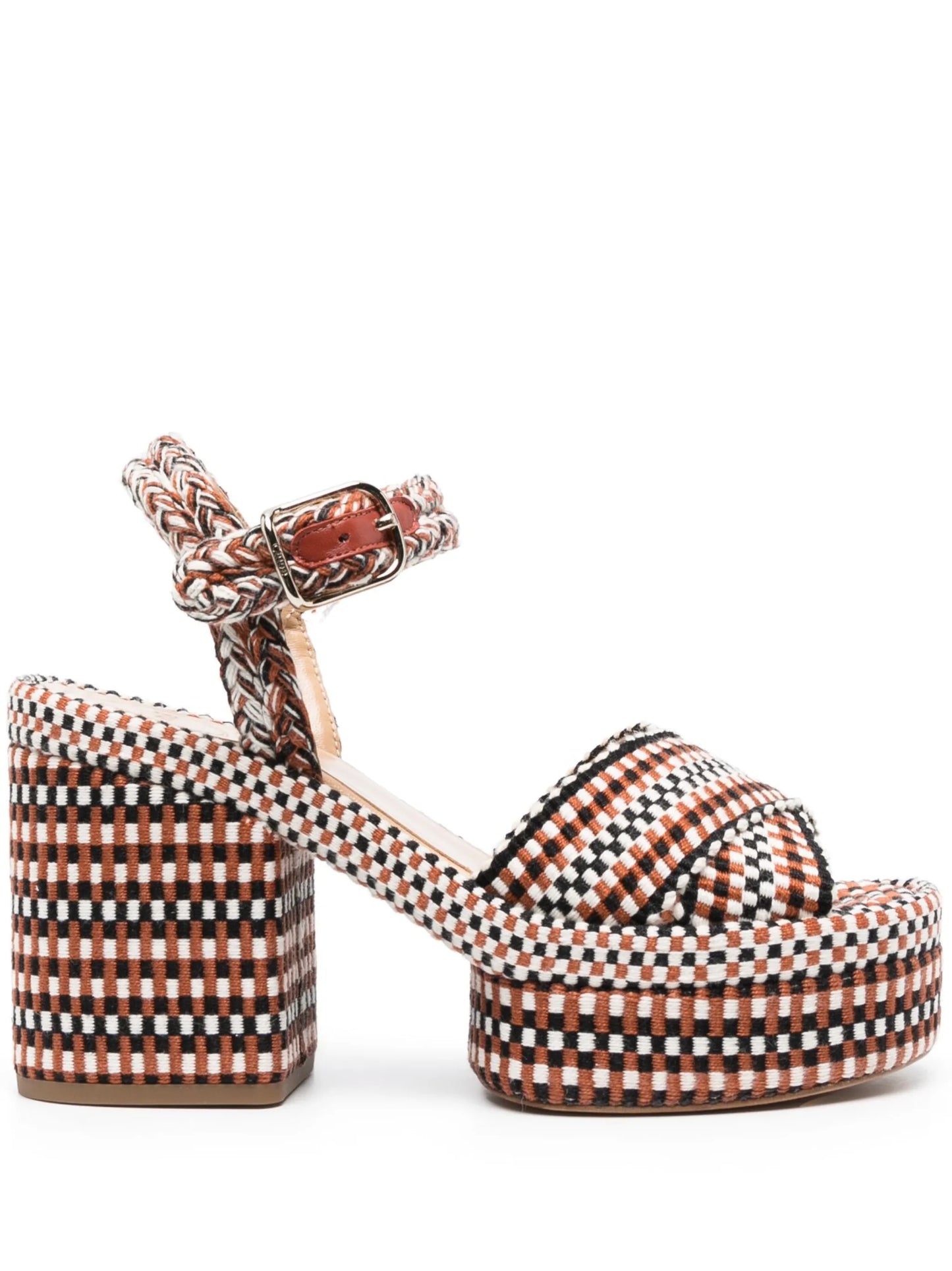 Odina 105mm raffia sandals
