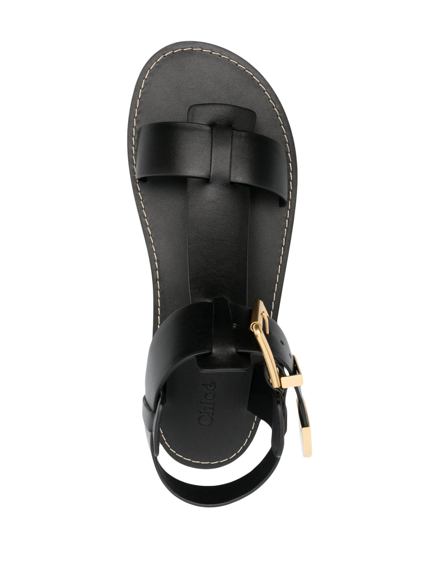 Rebecca buckled leather sandals