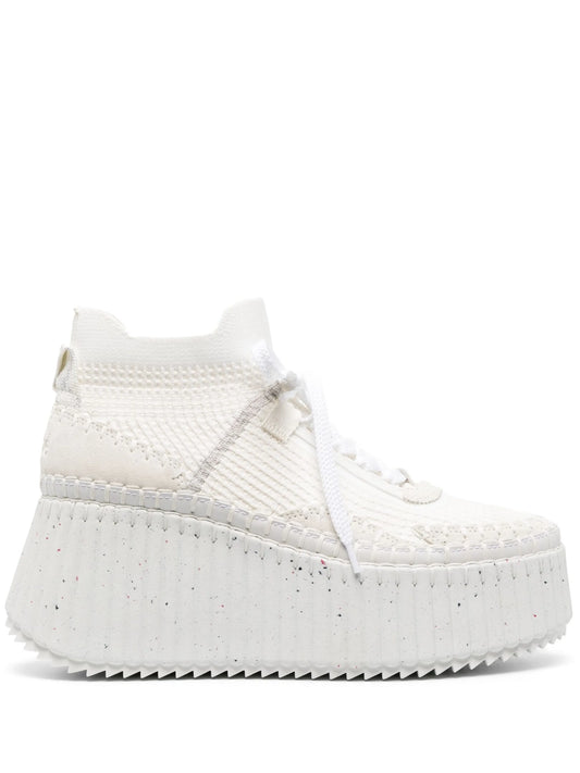 Nama platform-wedge sneakers