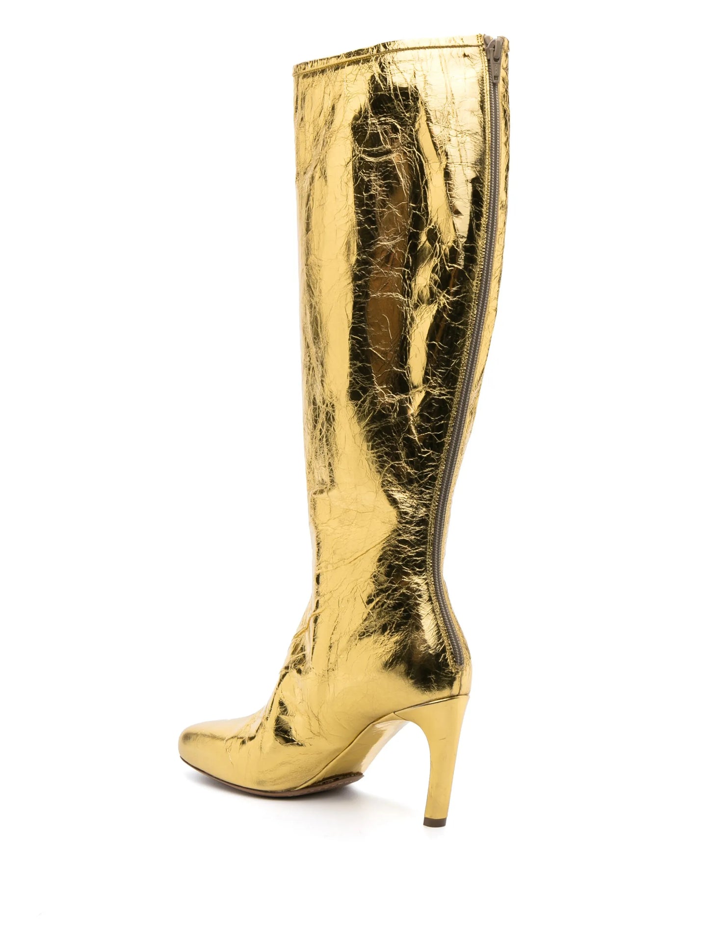 leather 80mm knee-high boots