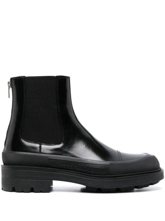 leather ankle boots
