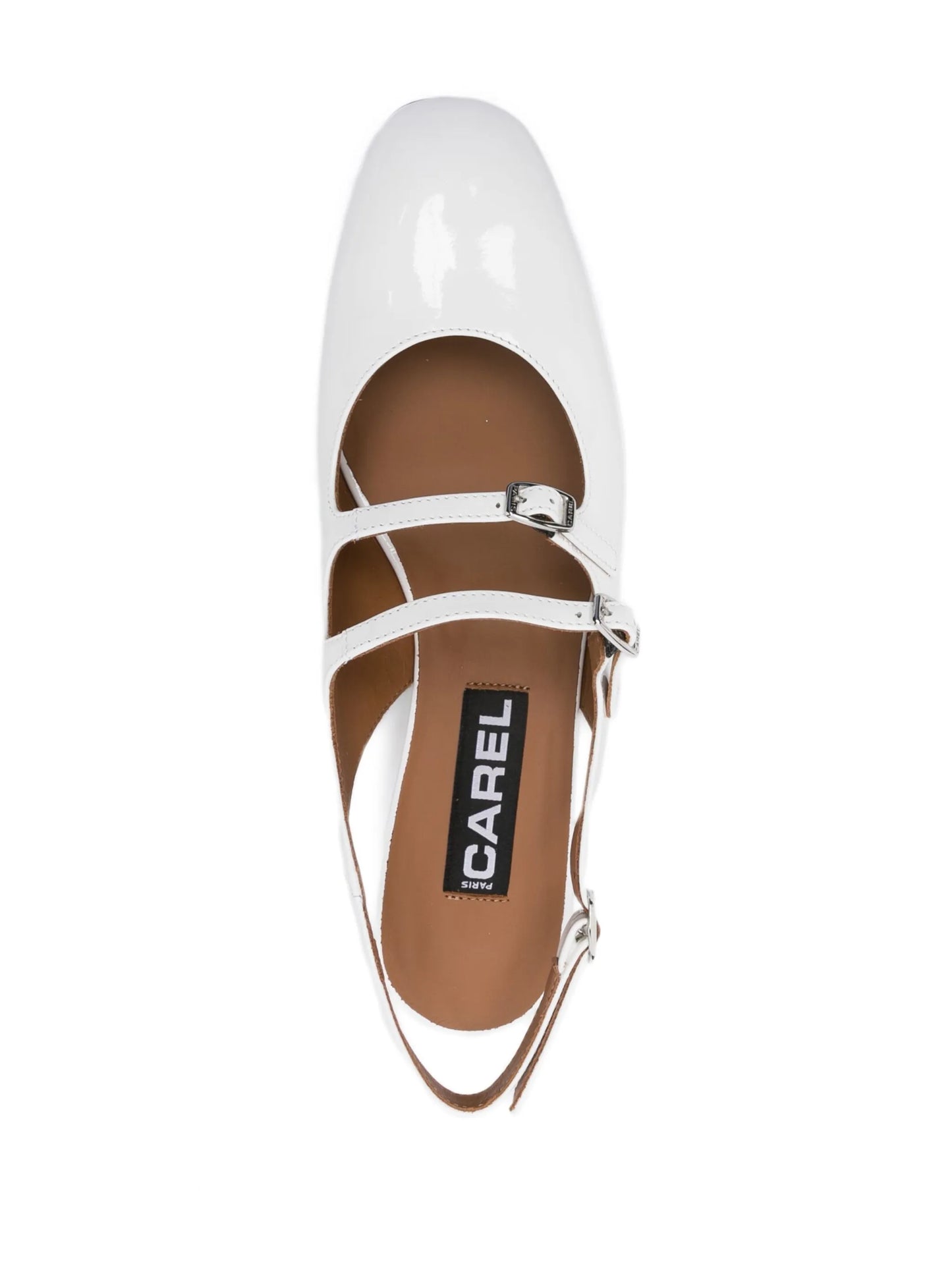 Peche 35mm slingback leather pumps