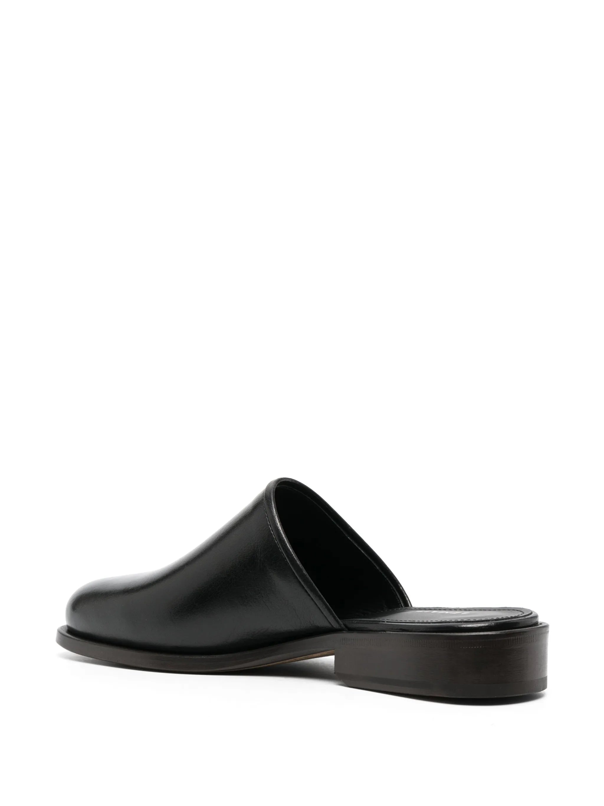 round-toe mules