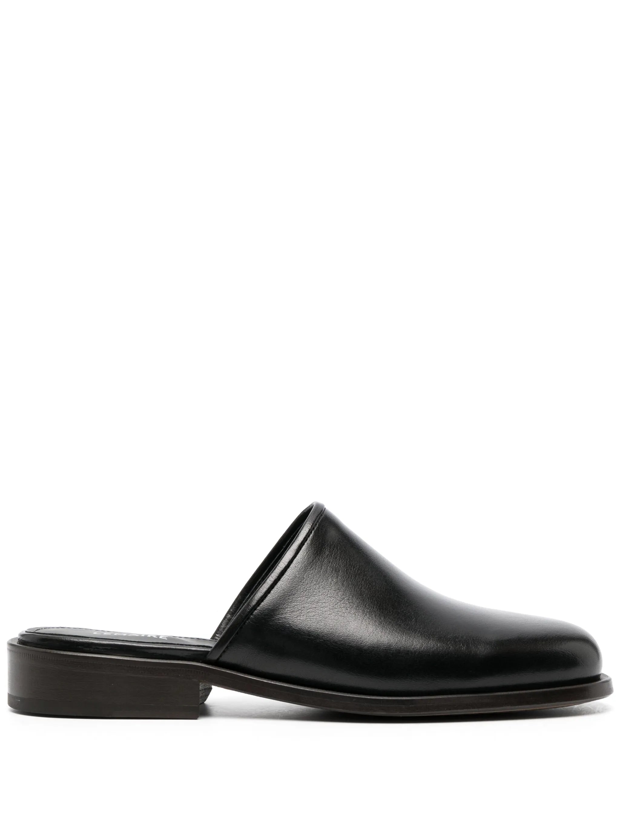 round-toe mules