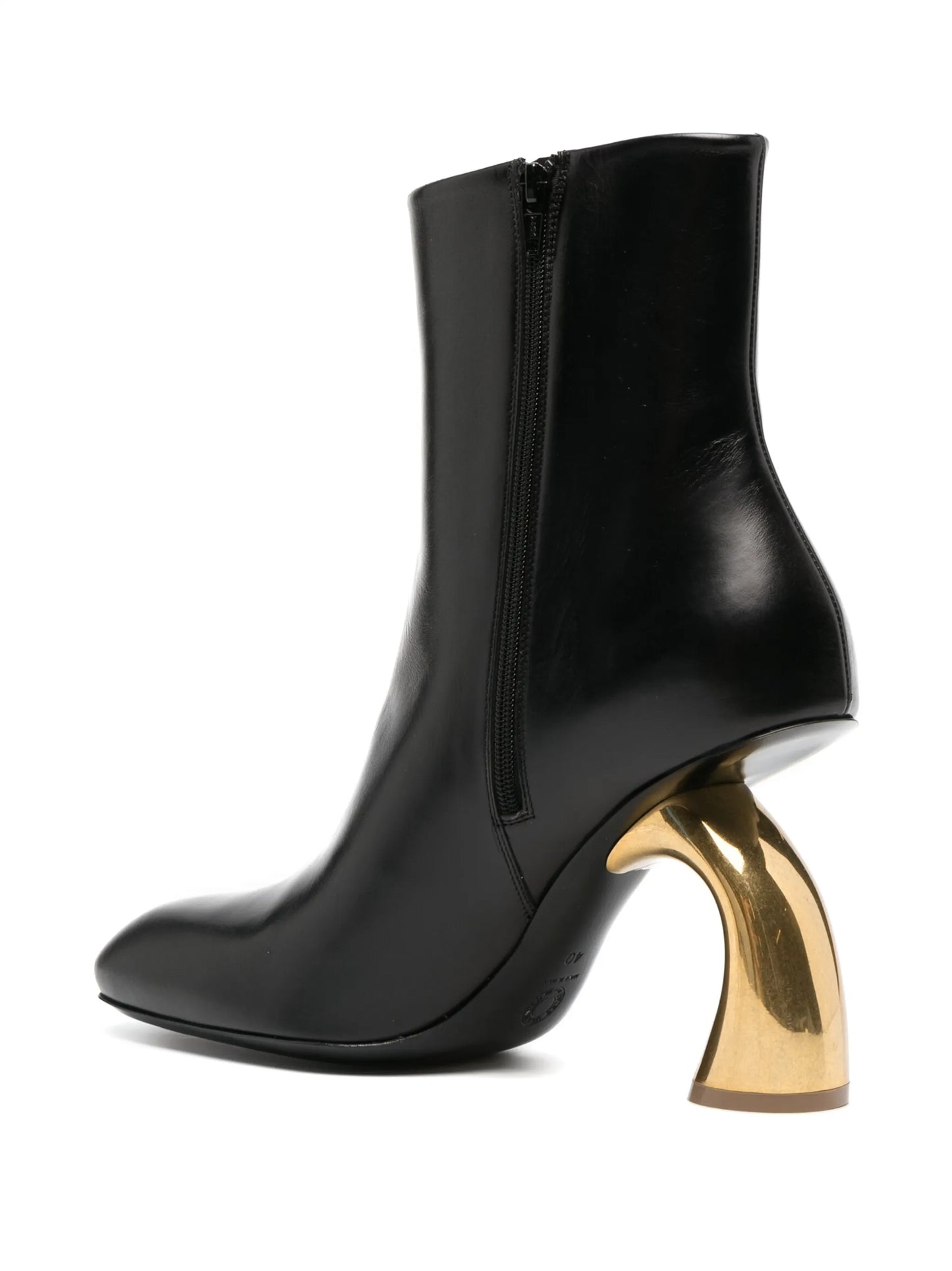 leather 95mm ankle boots