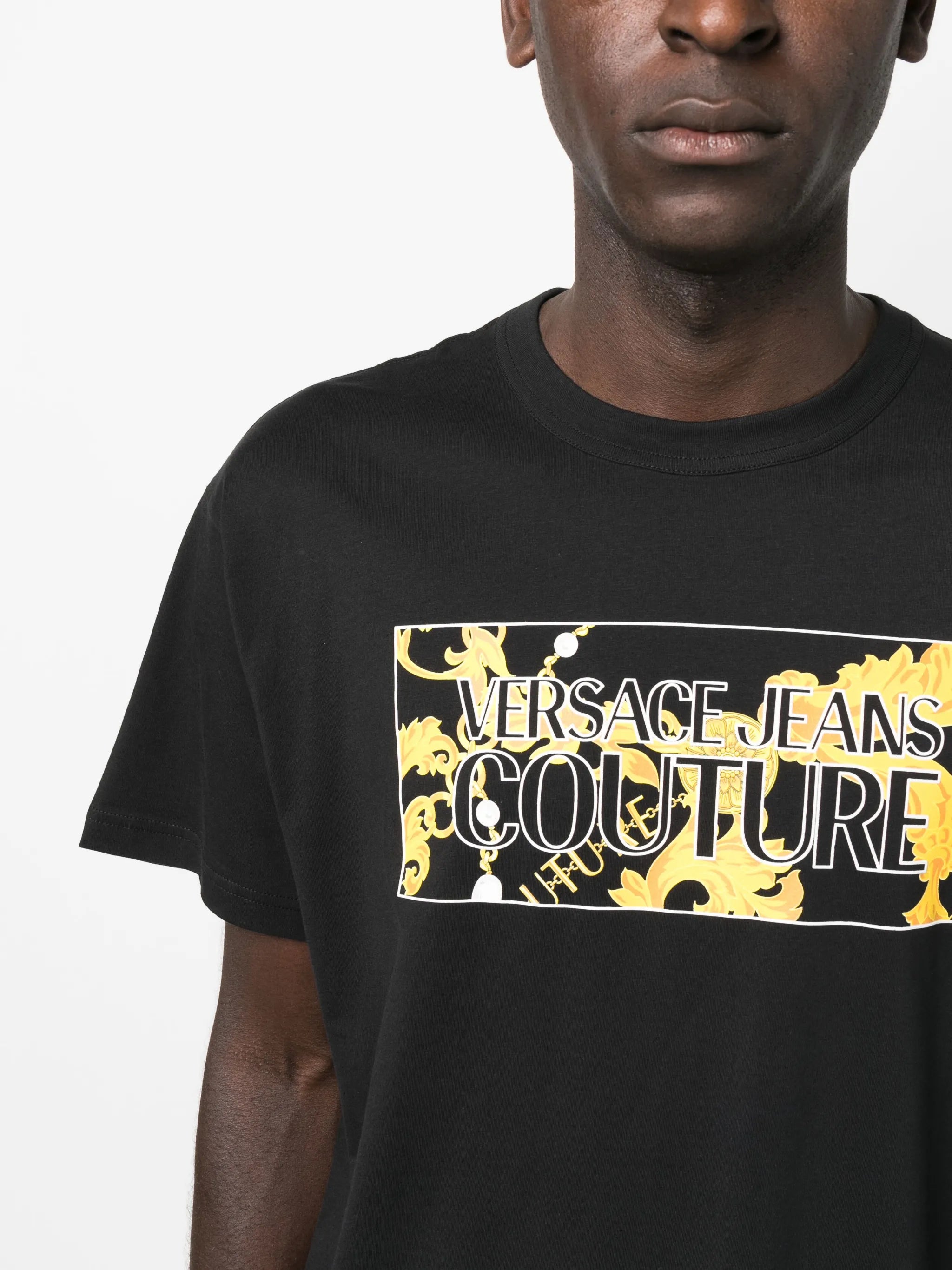 logo-print cotton T-shirt