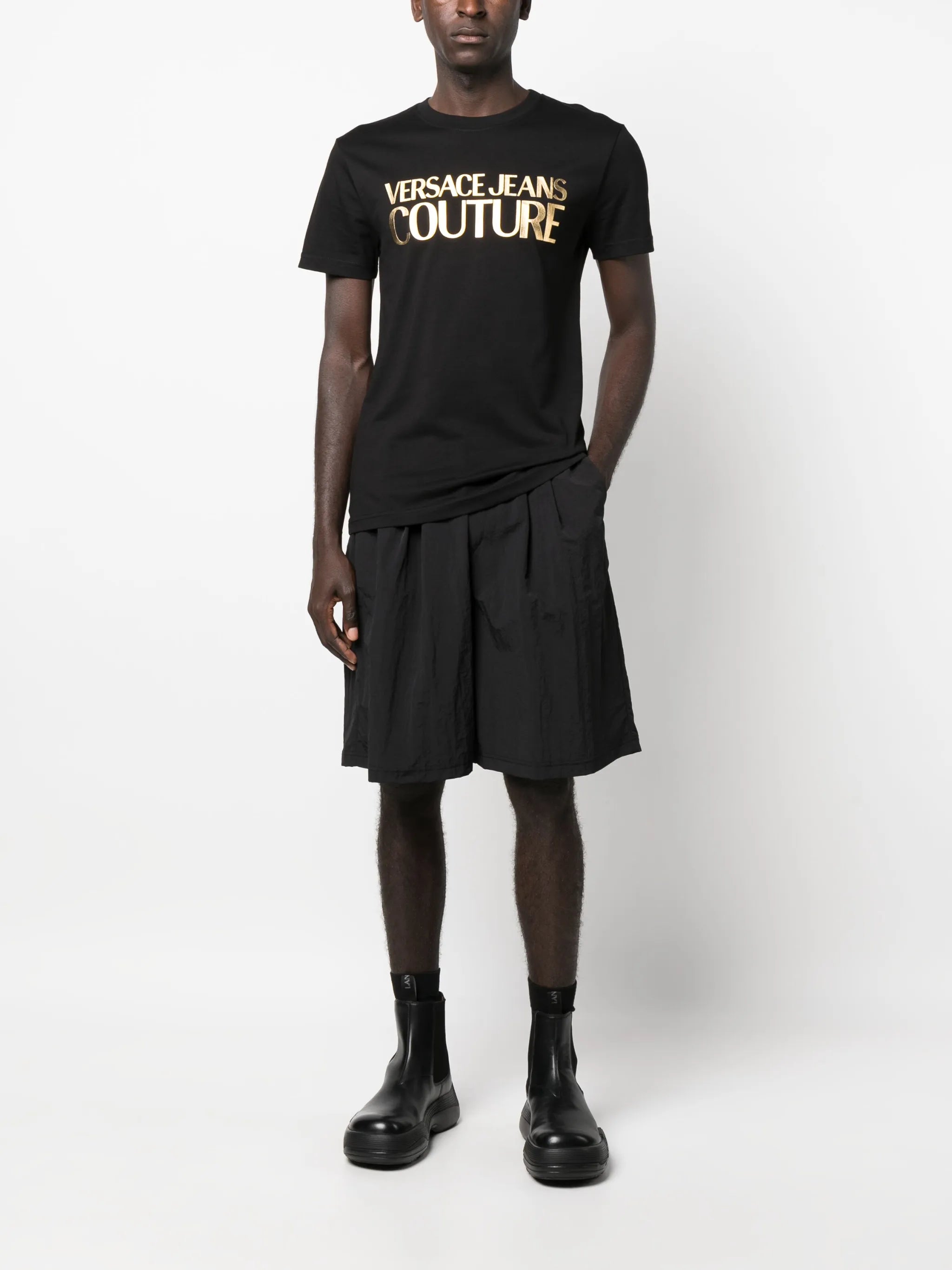 logo-print cotton T-shirt