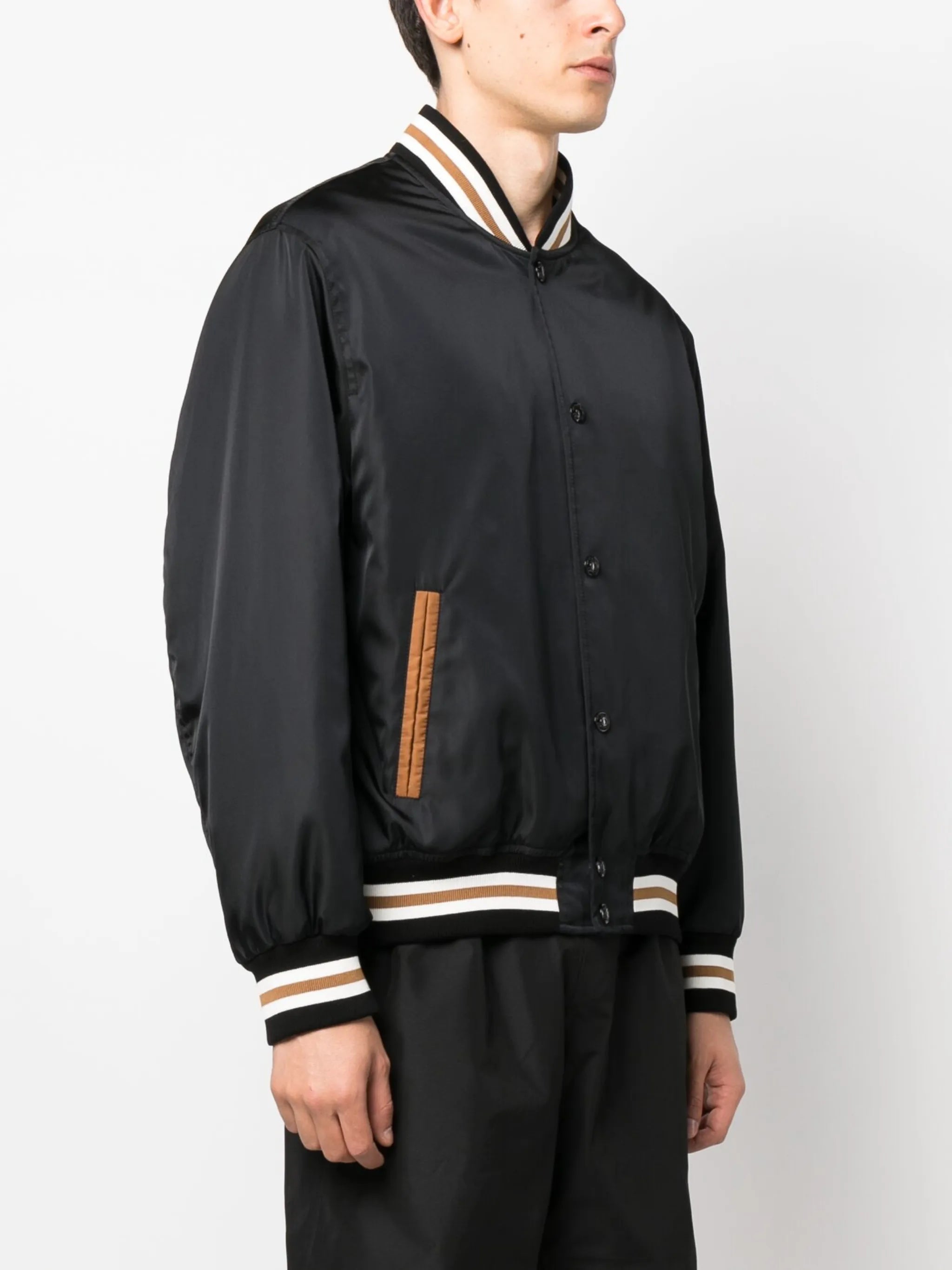 Medusa Flame bomber jacket