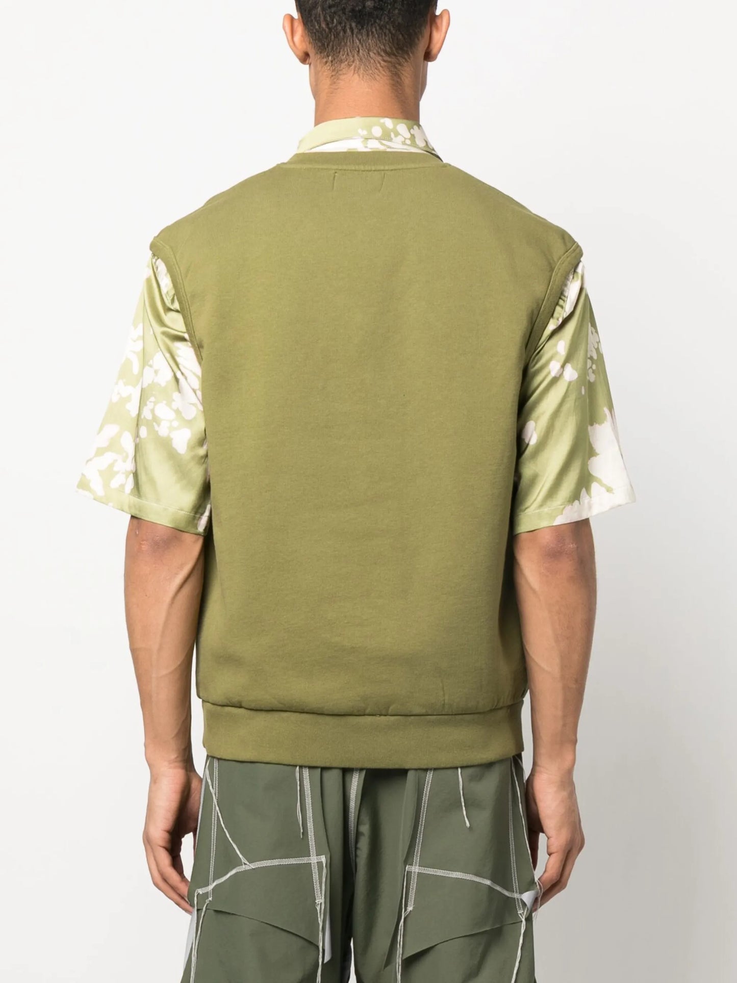 Leo logo-print knitted vest