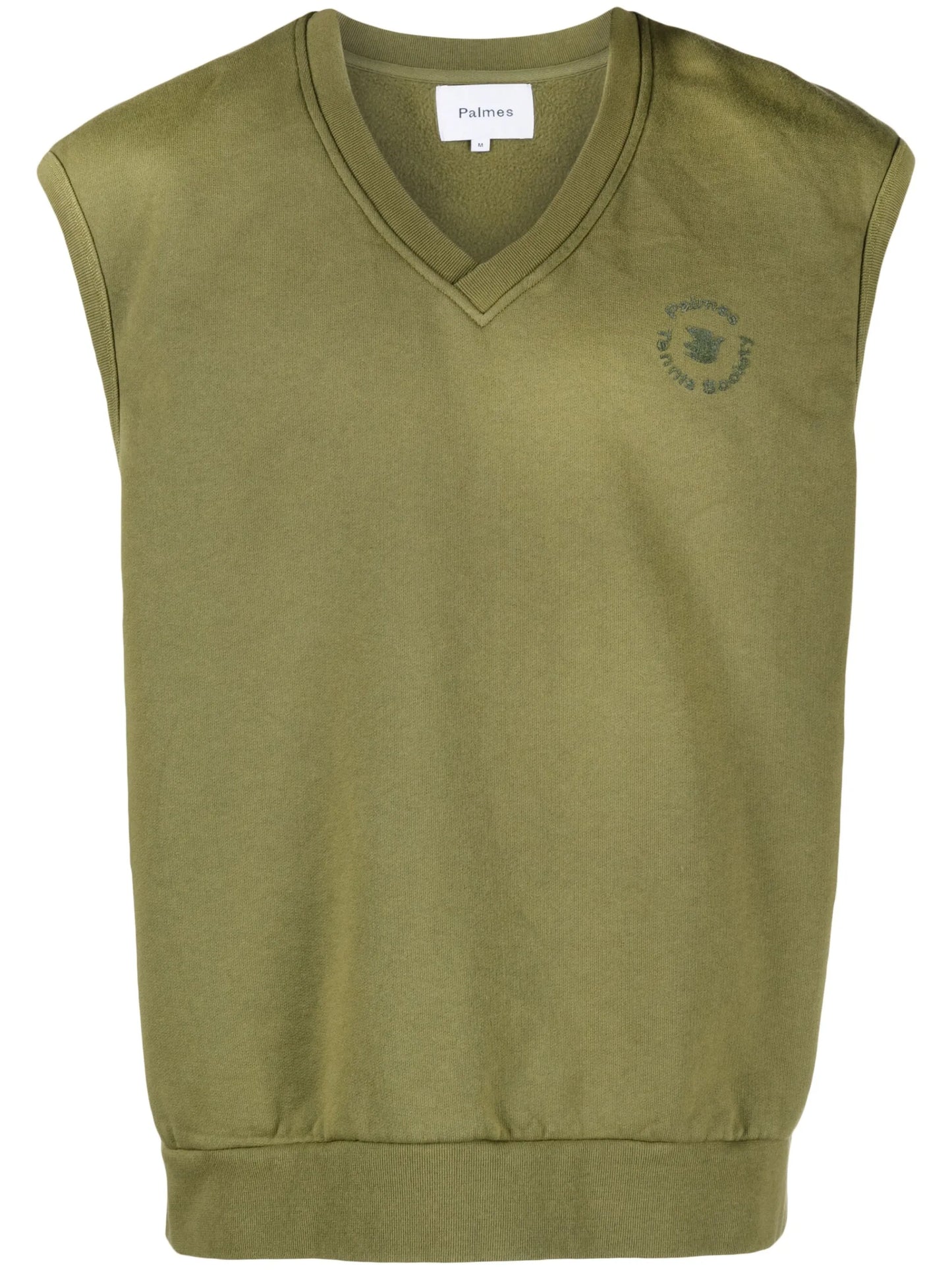 Leo logo-print knitted vest