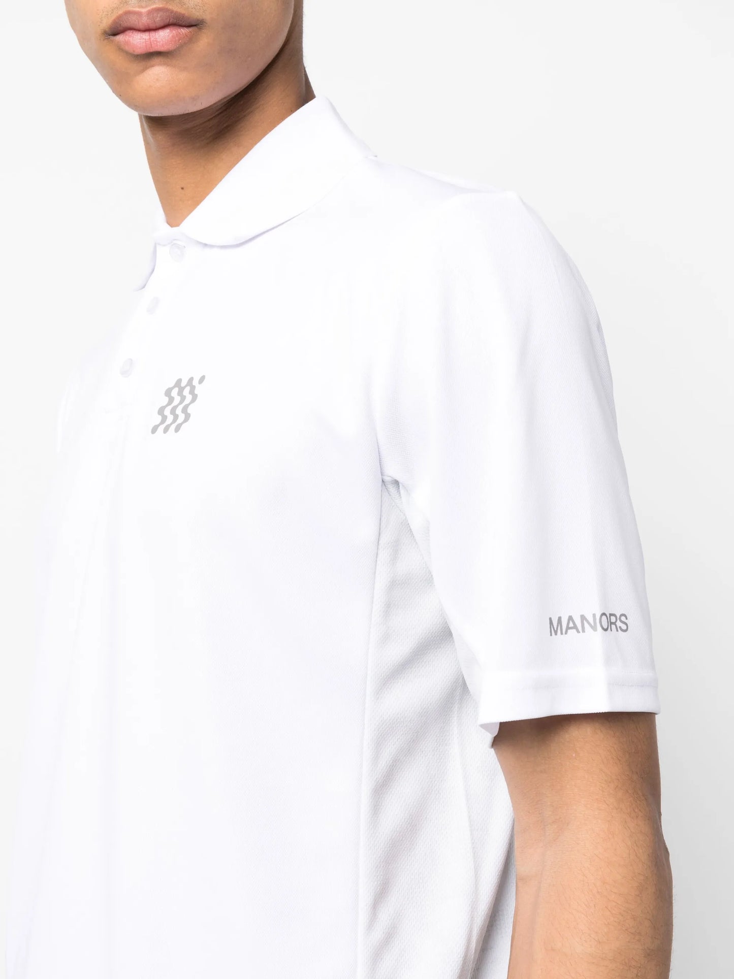 performance logo-print polo shirt
