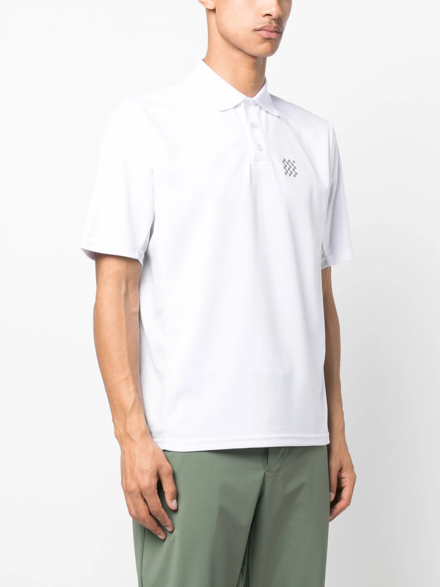 performance logo-print polo shirt