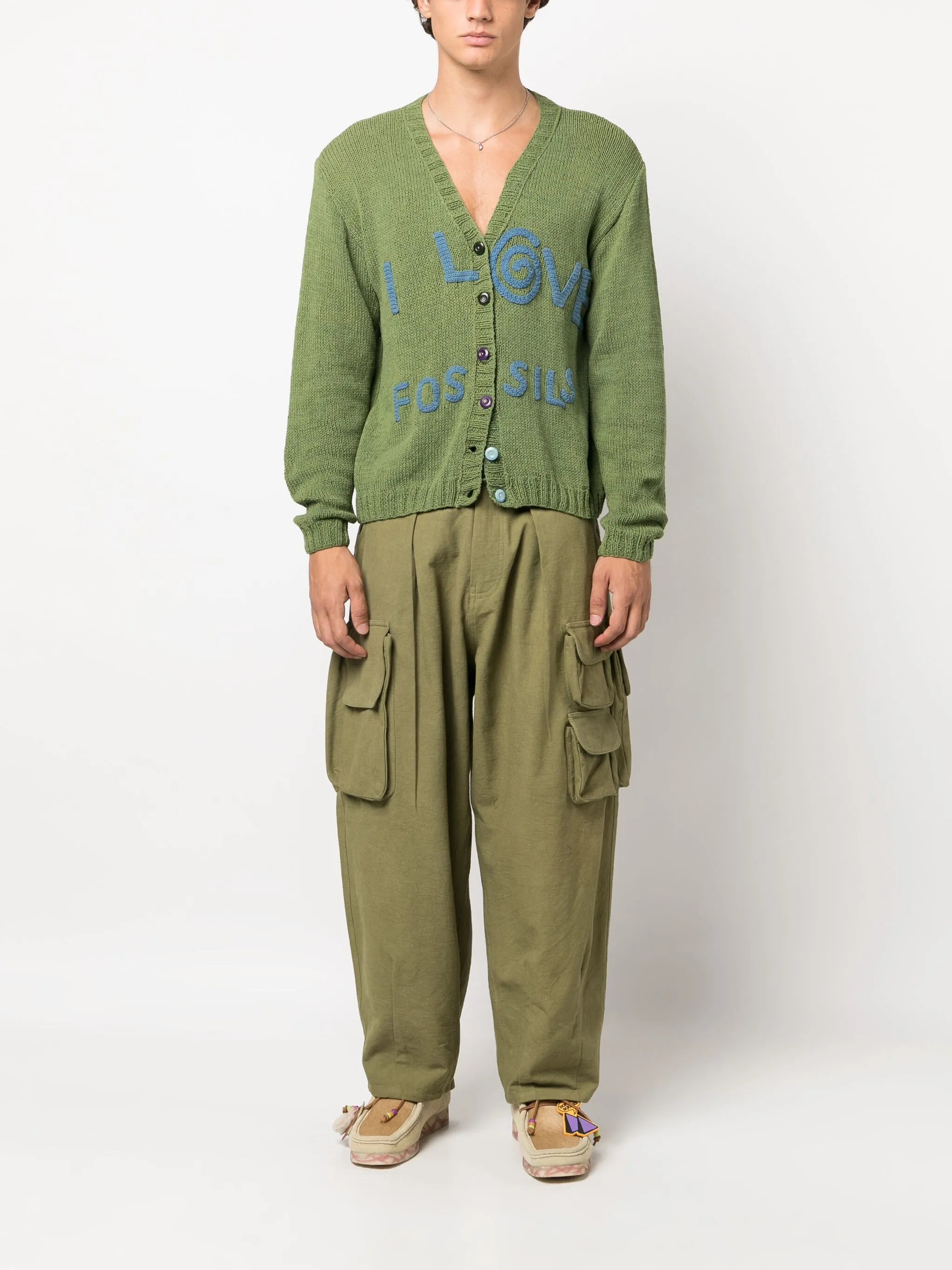 Earth Rocks organic-cotton cardigan