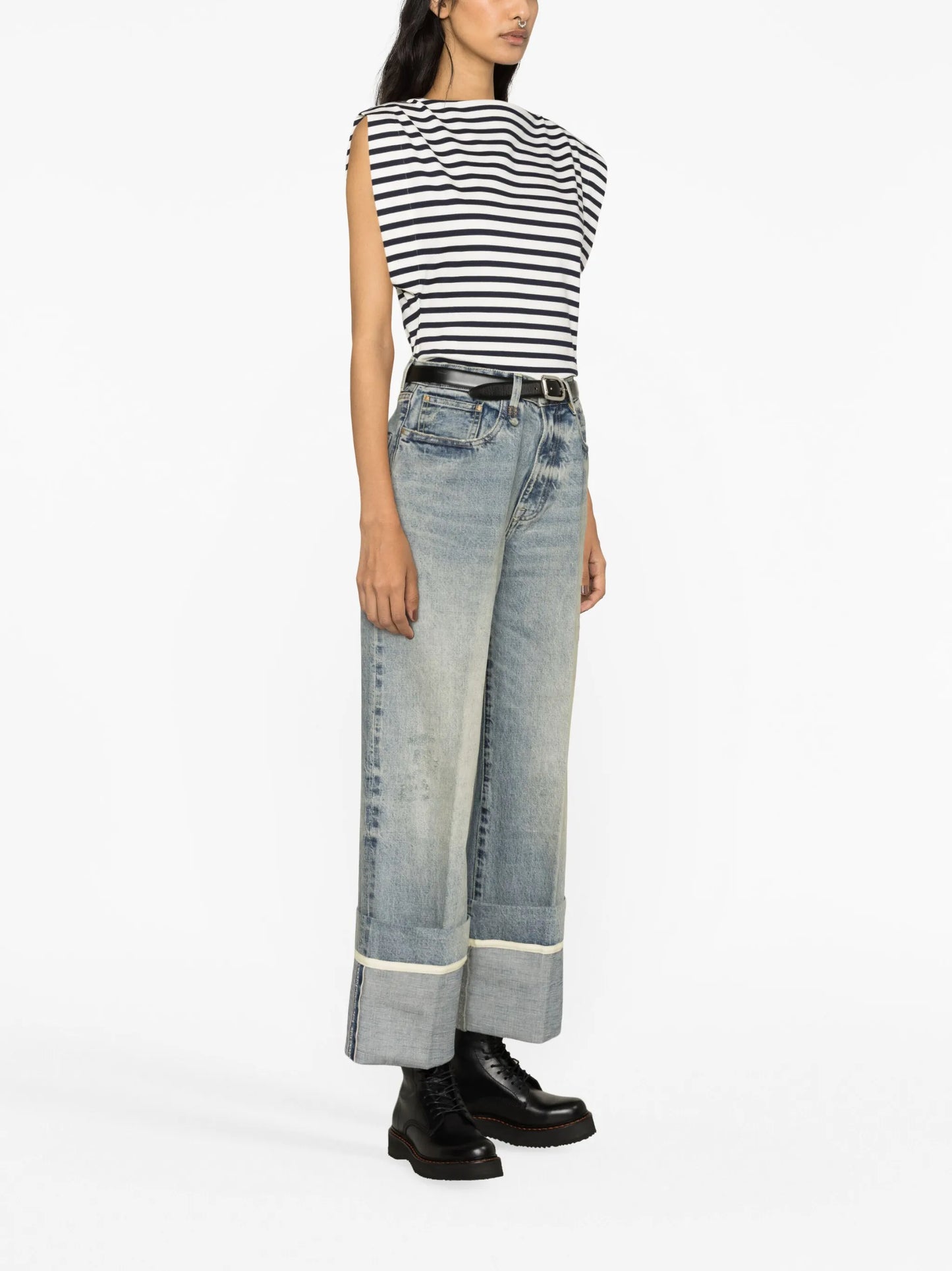 Nina high-rise straight-leg jeans
