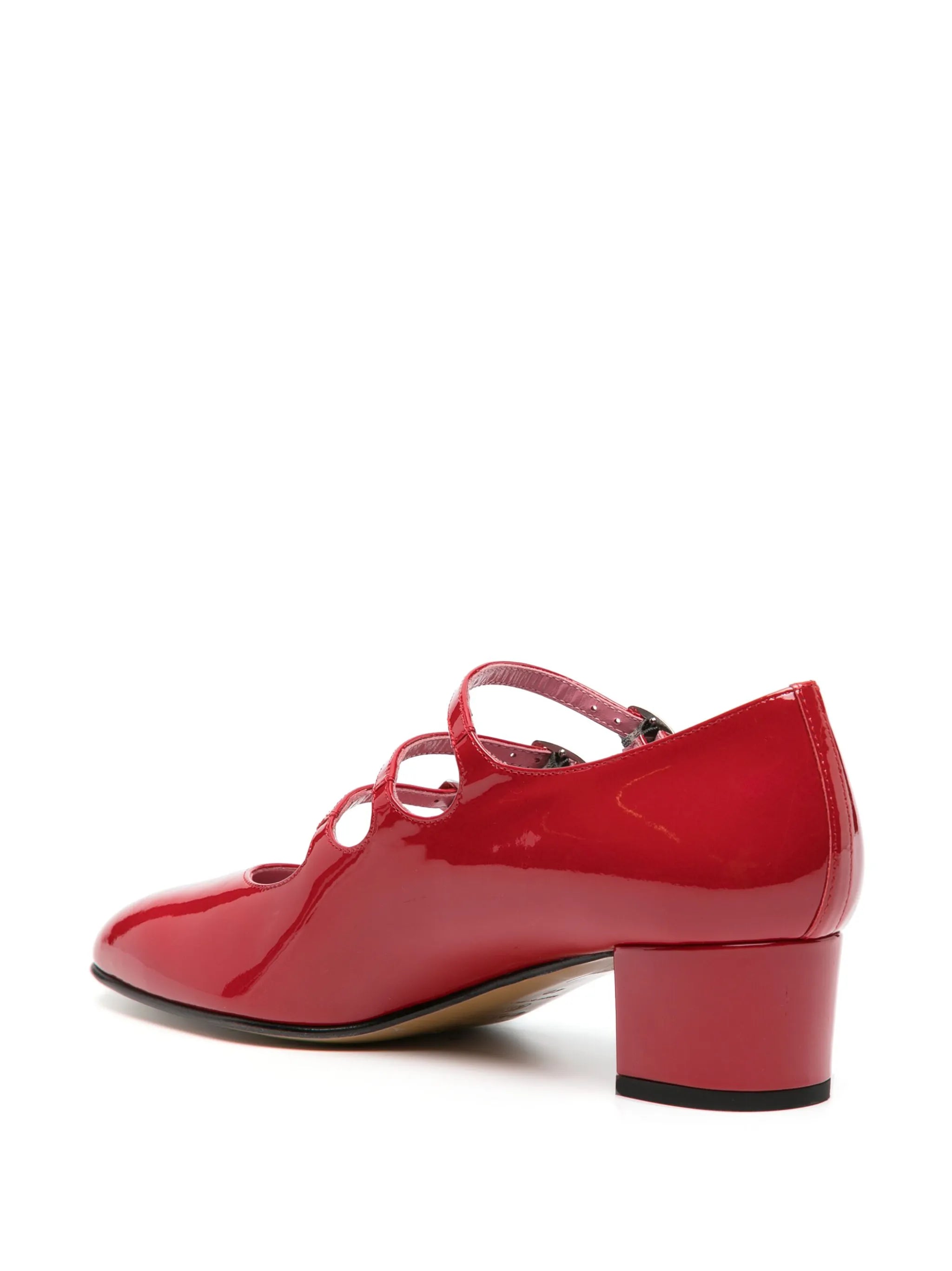 Kina patent-leather Mary Jane shoes