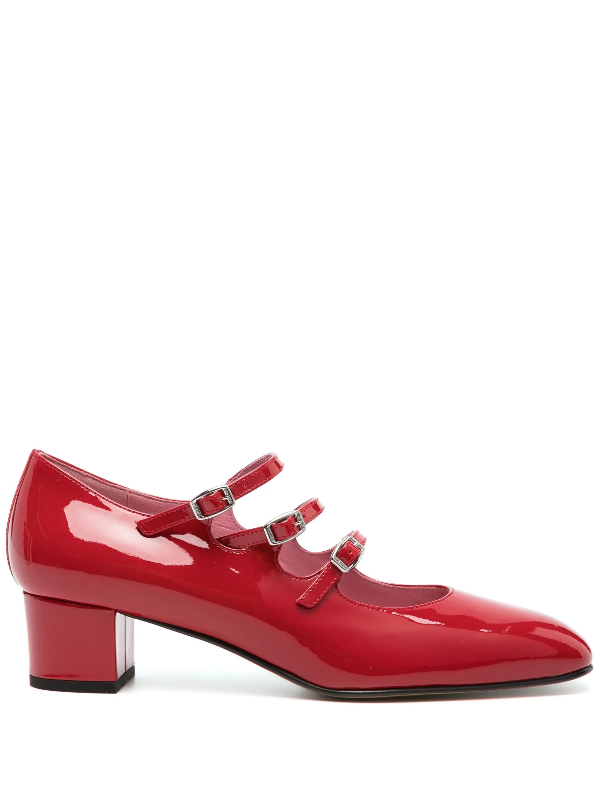 Kina patent-leather Mary Jane shoes