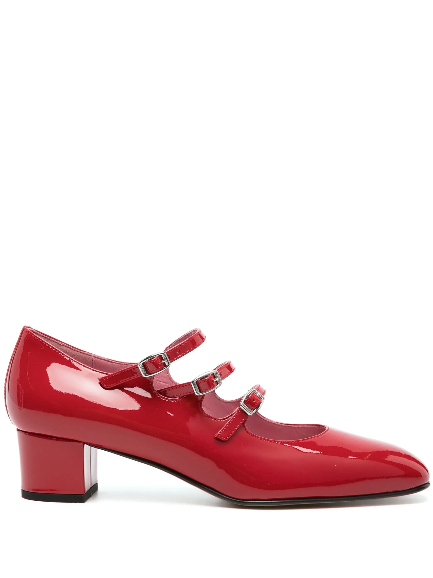 Kina patent-leather Mary Jane shoes