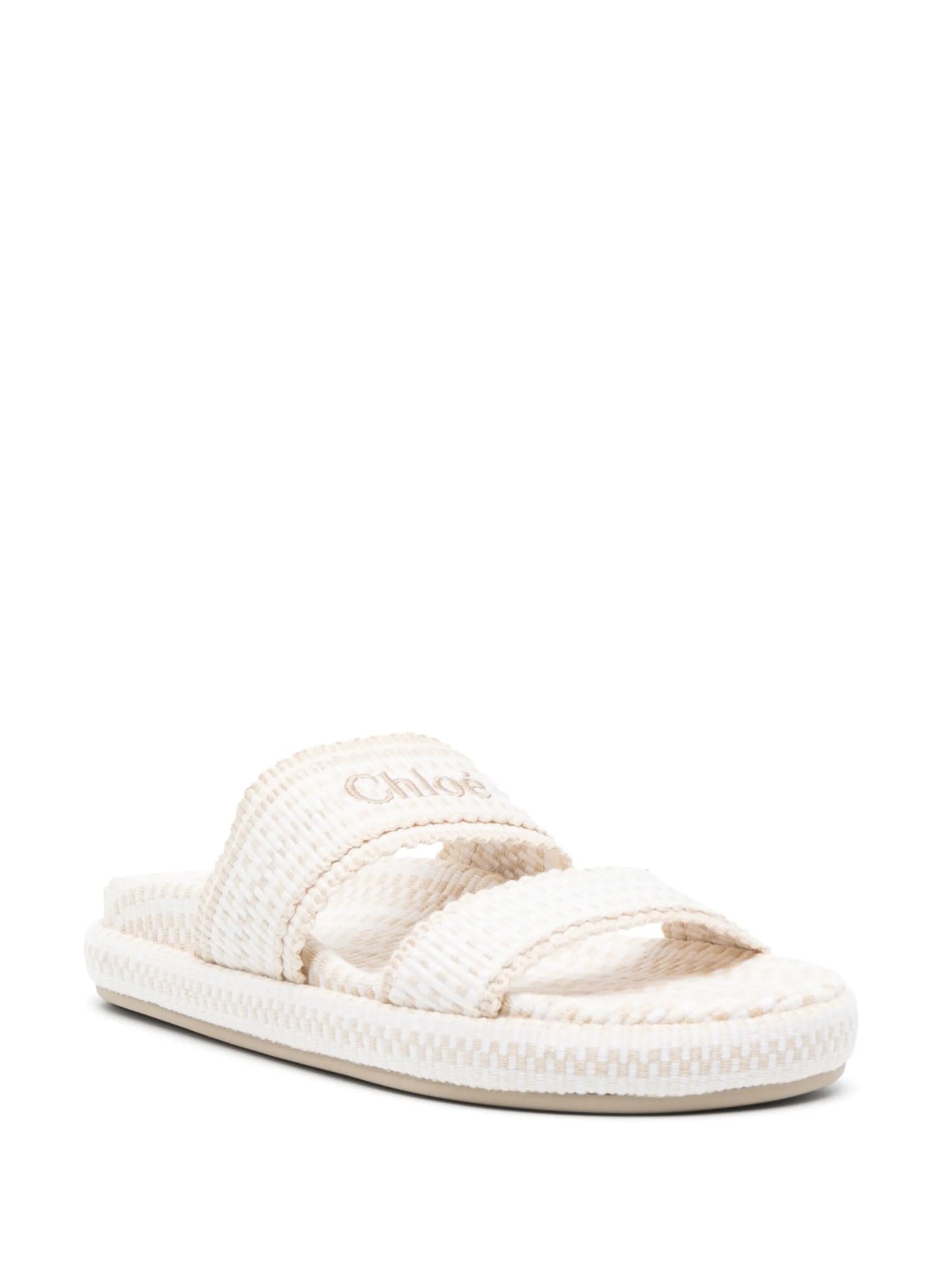 Rori raffia flat slides