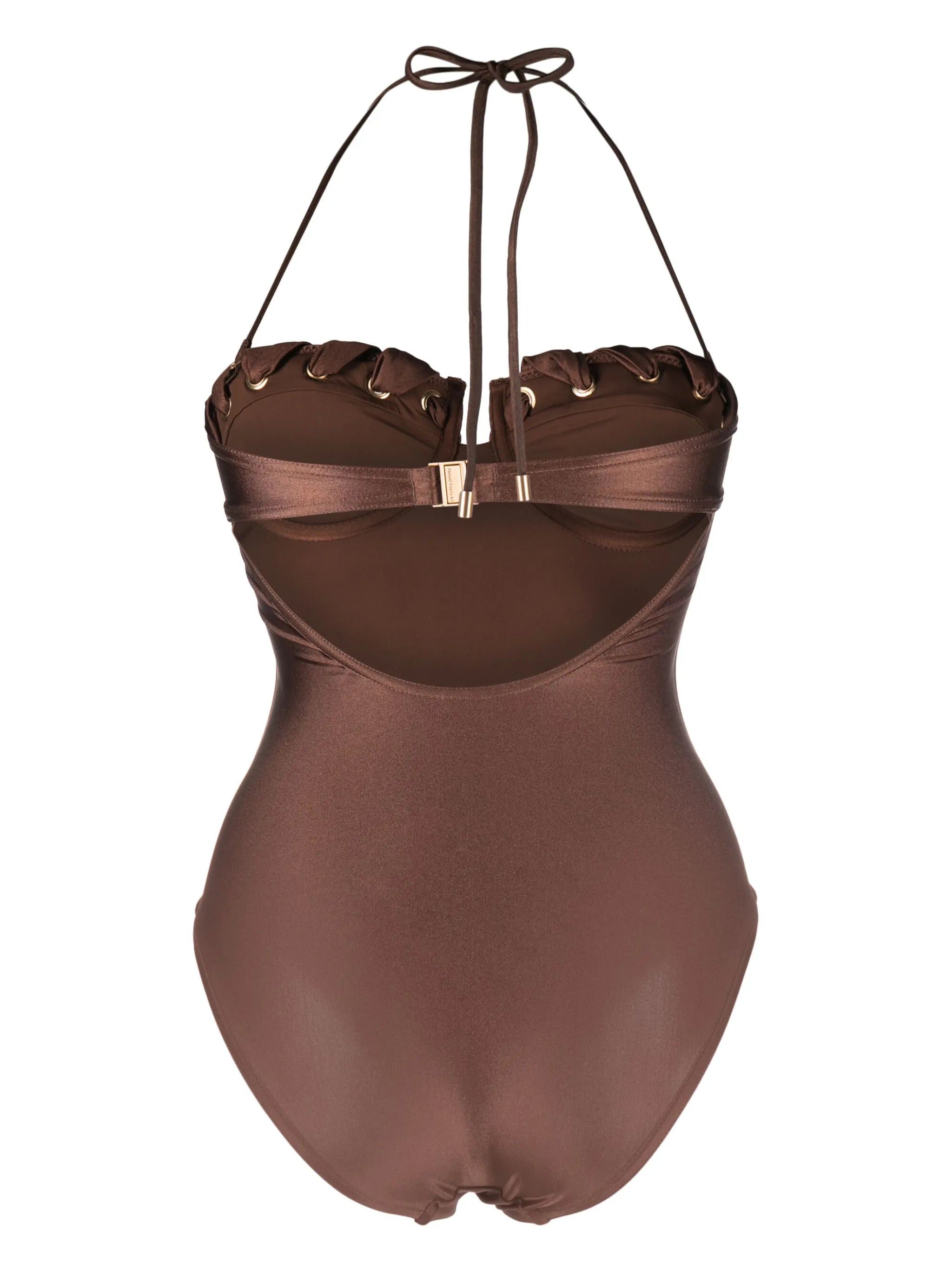 Devi eyelet-detail swimsuit