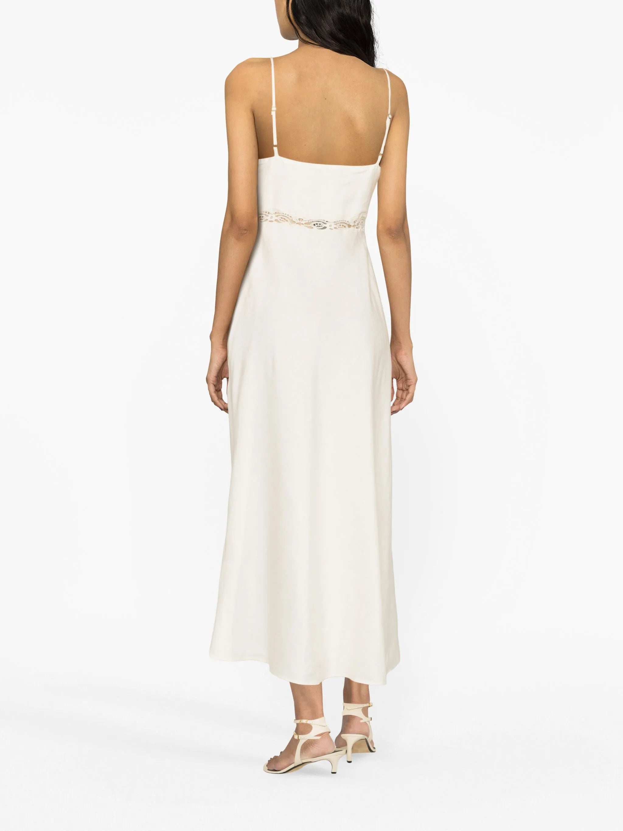 Amora floral-embroidered cotton dress