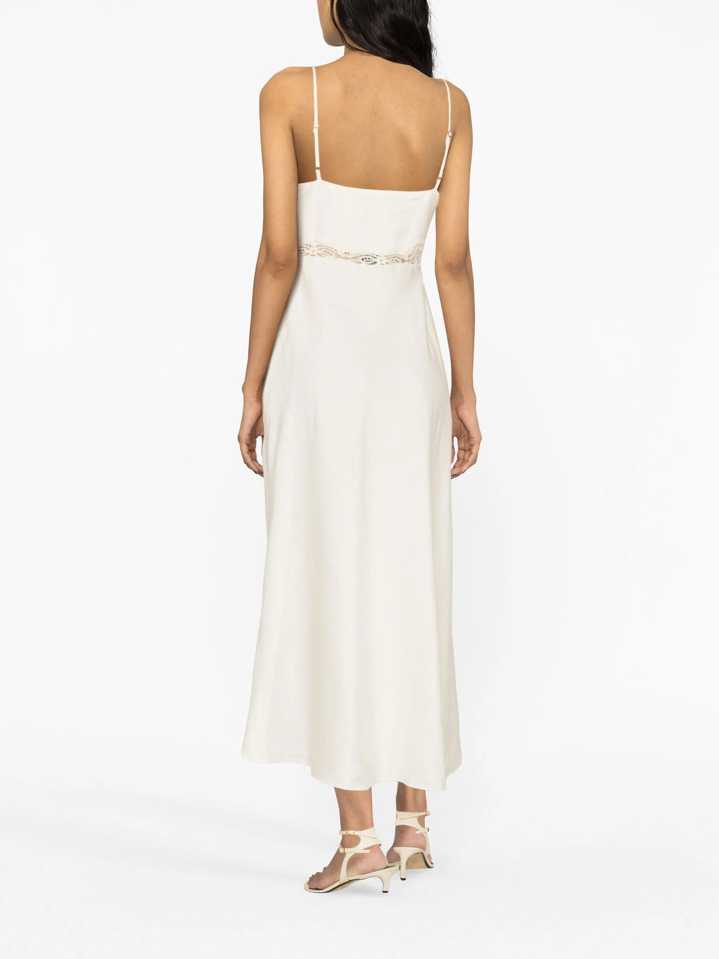 Amora floral-embroidered cotton dress