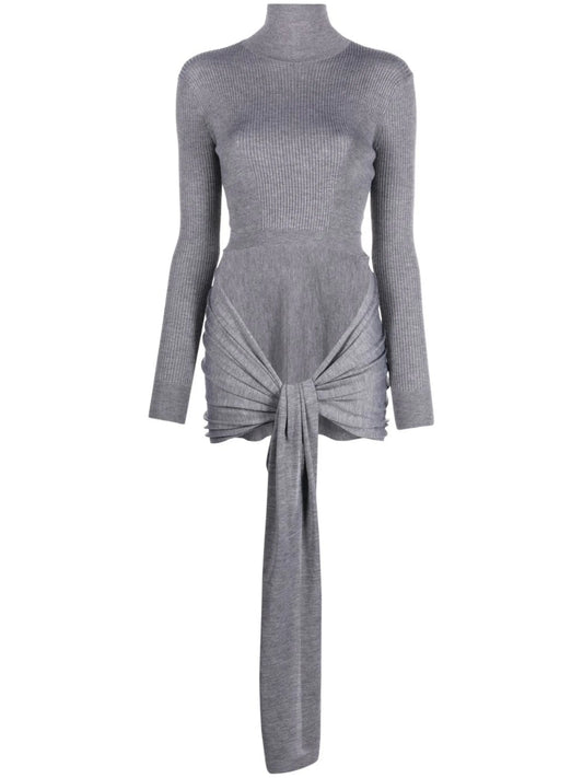 cut-out roll neck top