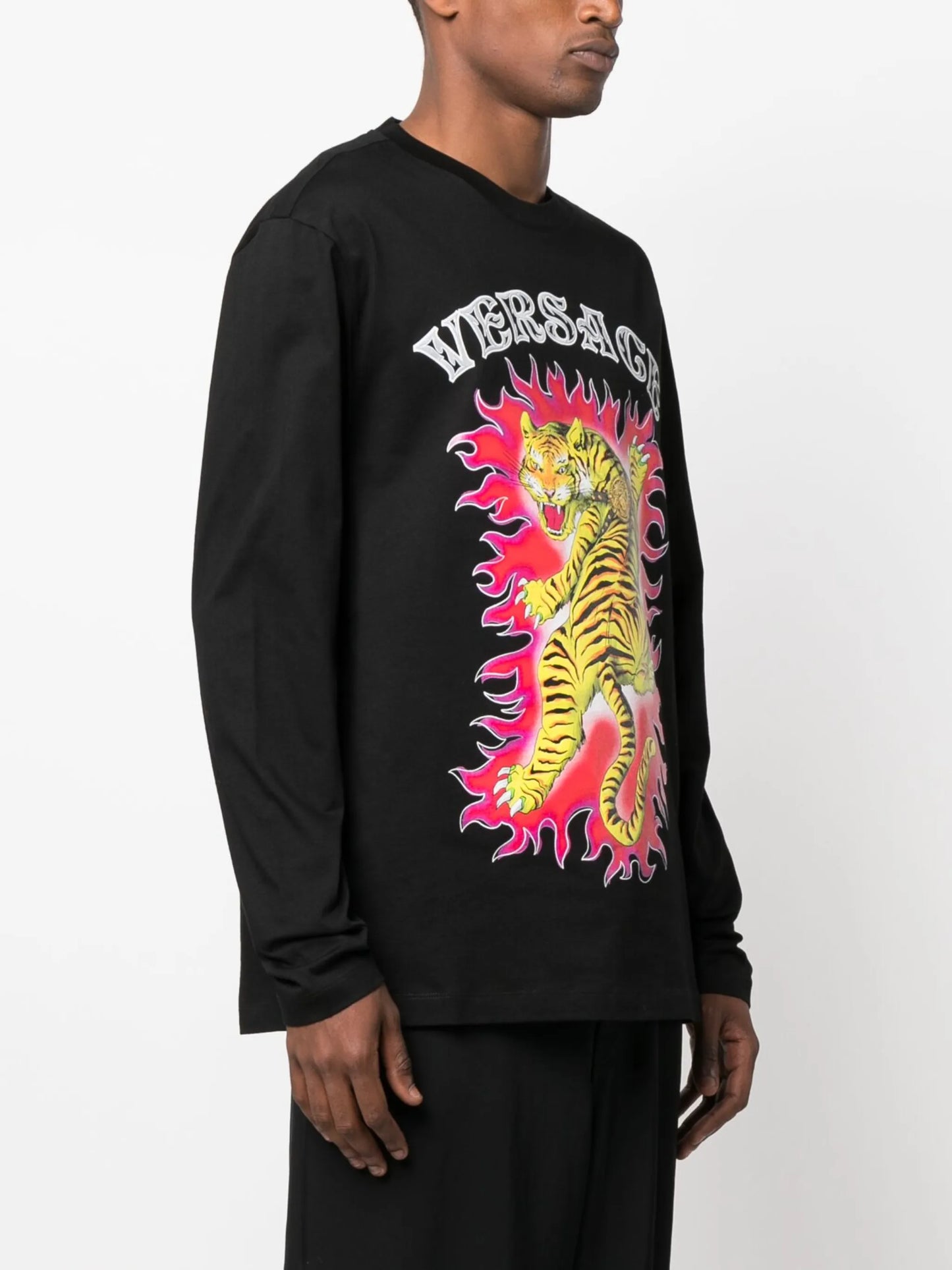 Roar-print cotton T-shirt