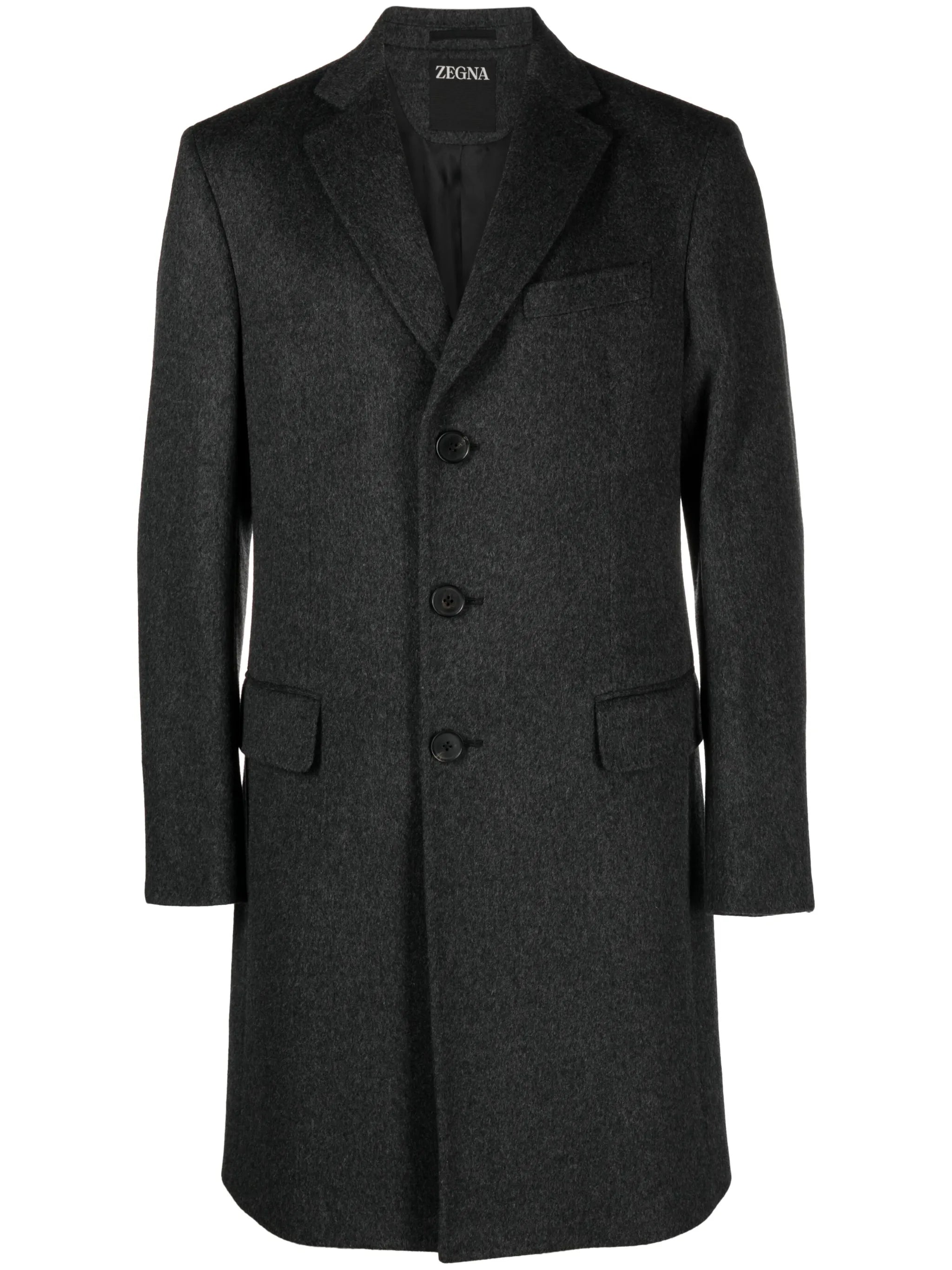 Oasi tailored single-breasted coat