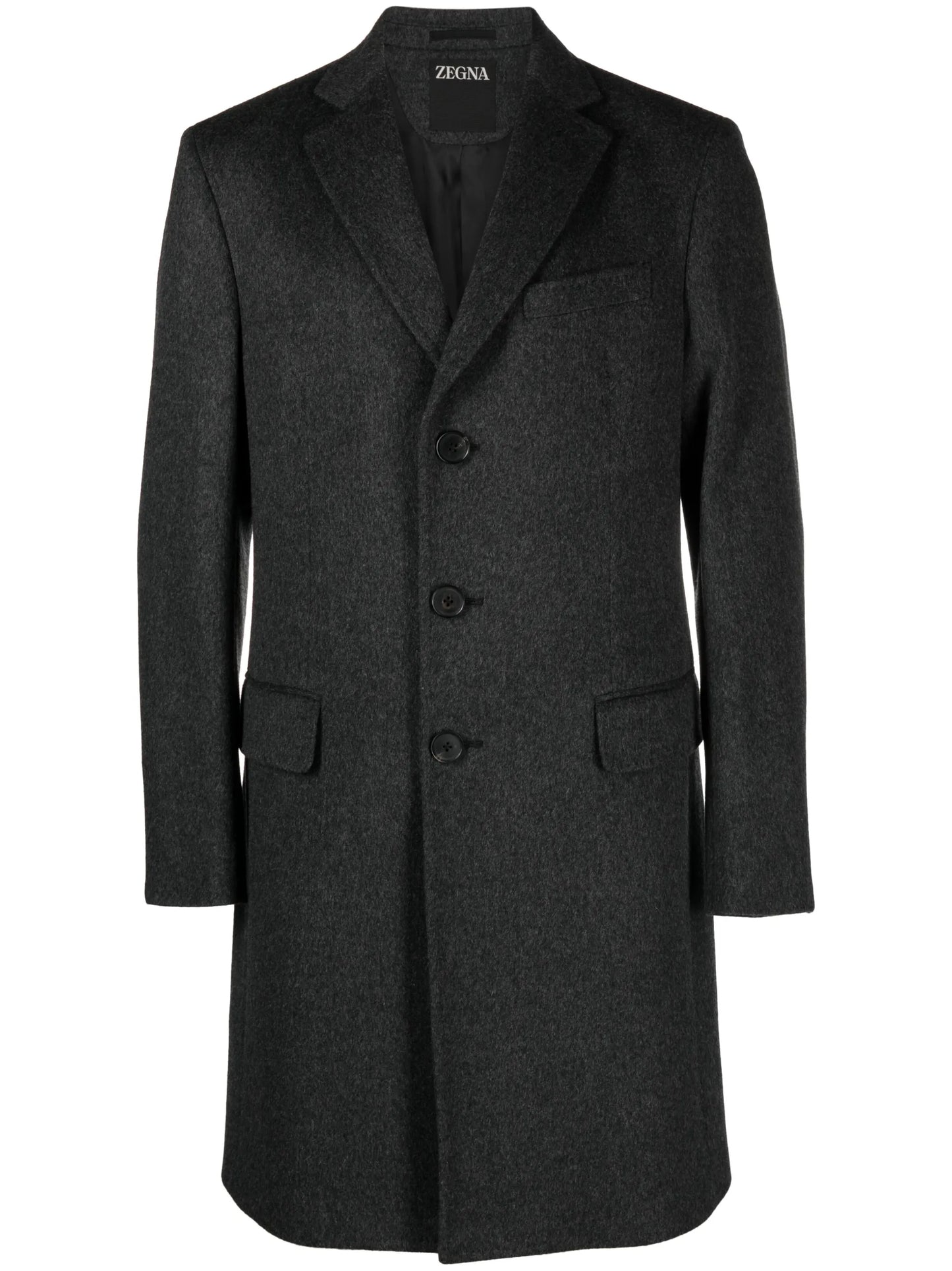 Oasi tailored single-breasted coat